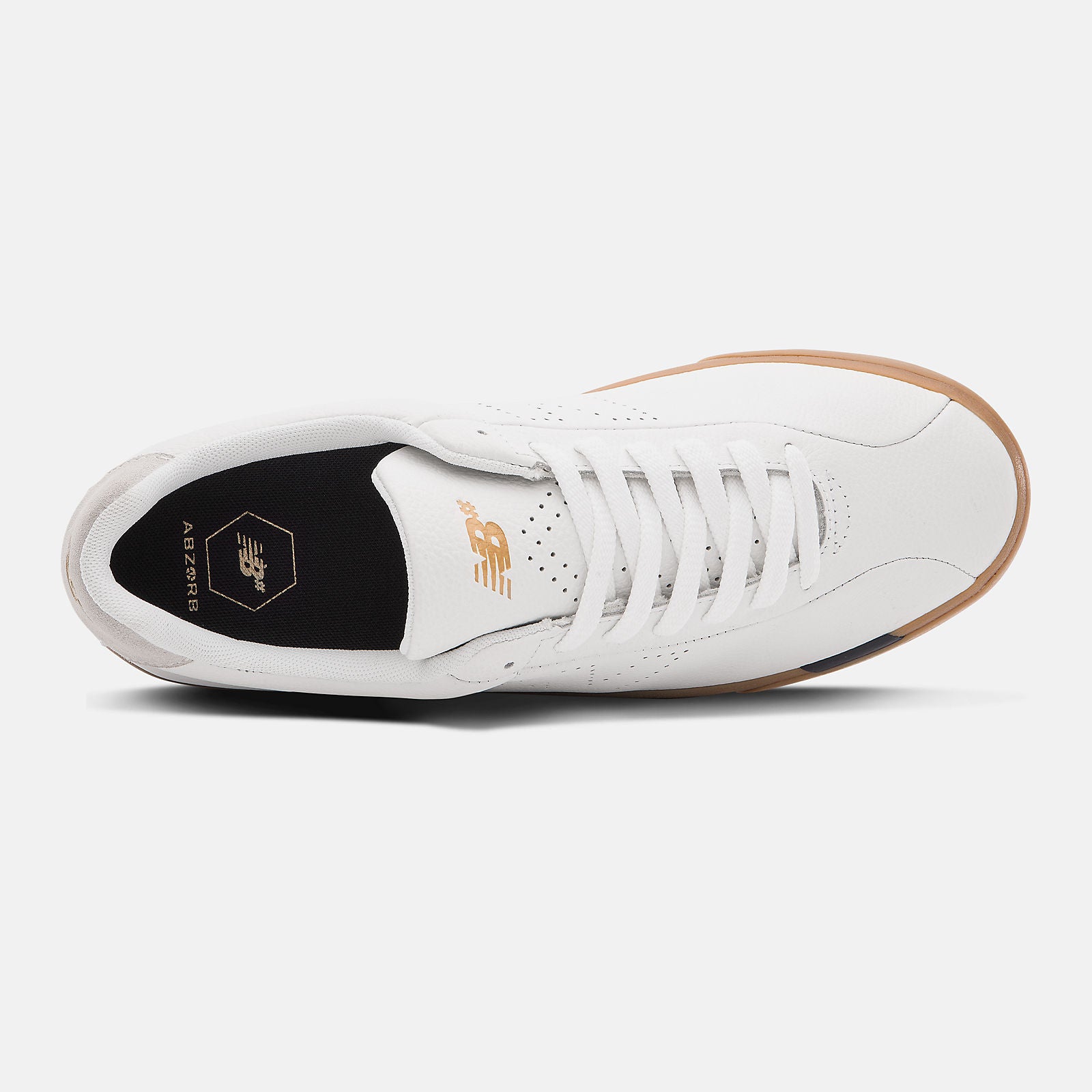 White/Gum NM22RPS NB Numeric Skateboarding Shoe Top