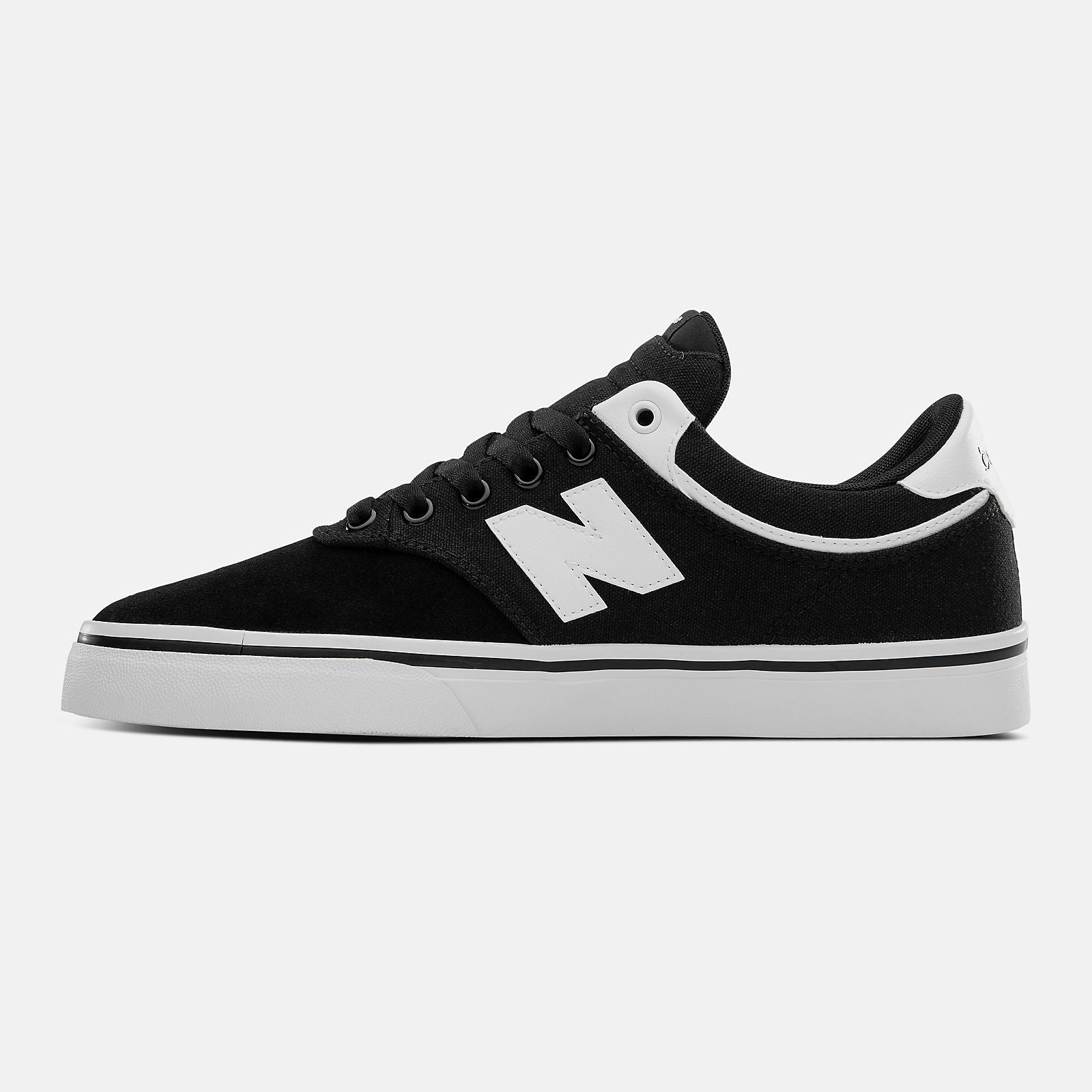 Black/White New Balance Numeric NM255 Side