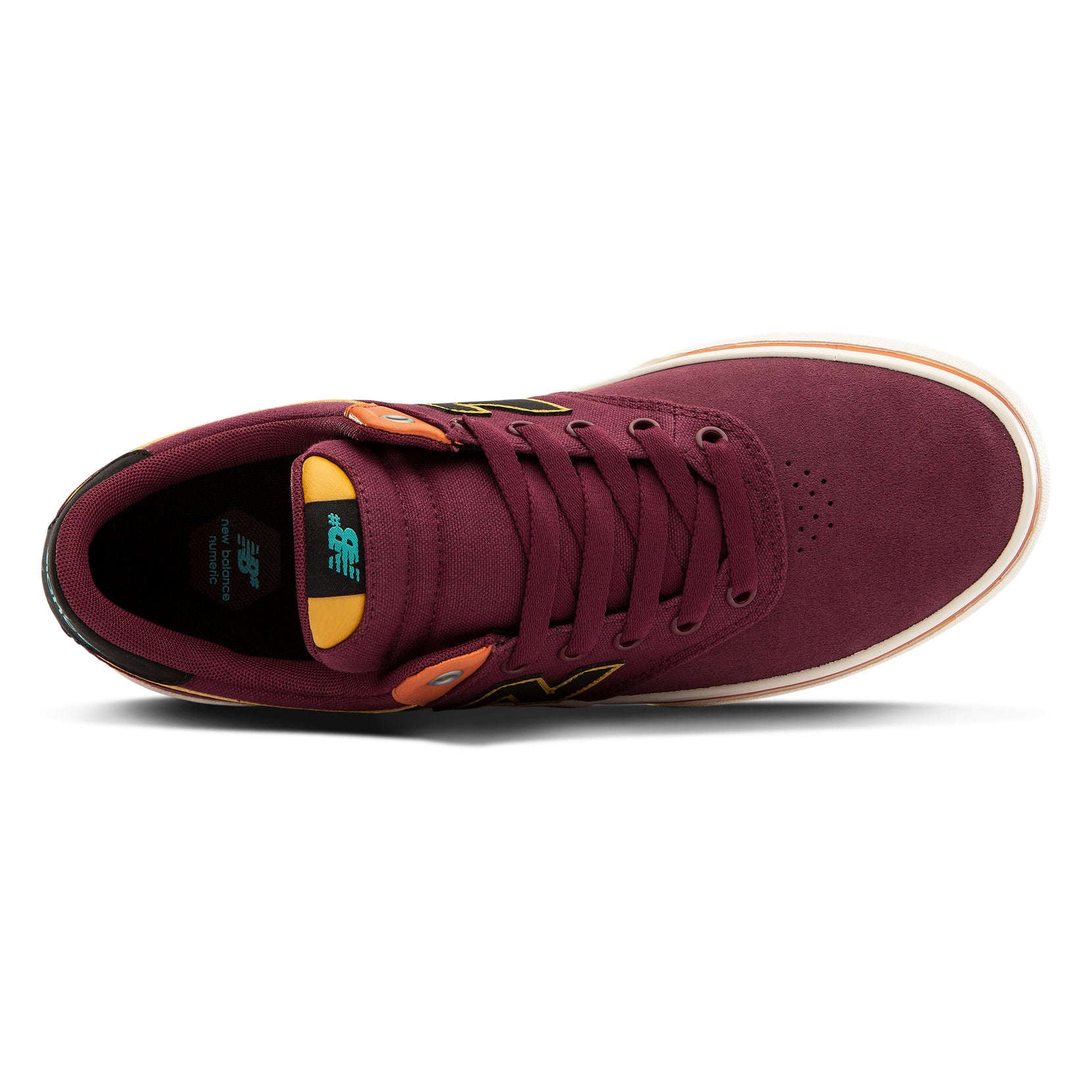Burgundy NB Numeric 255 Skateboarding Shoe Top