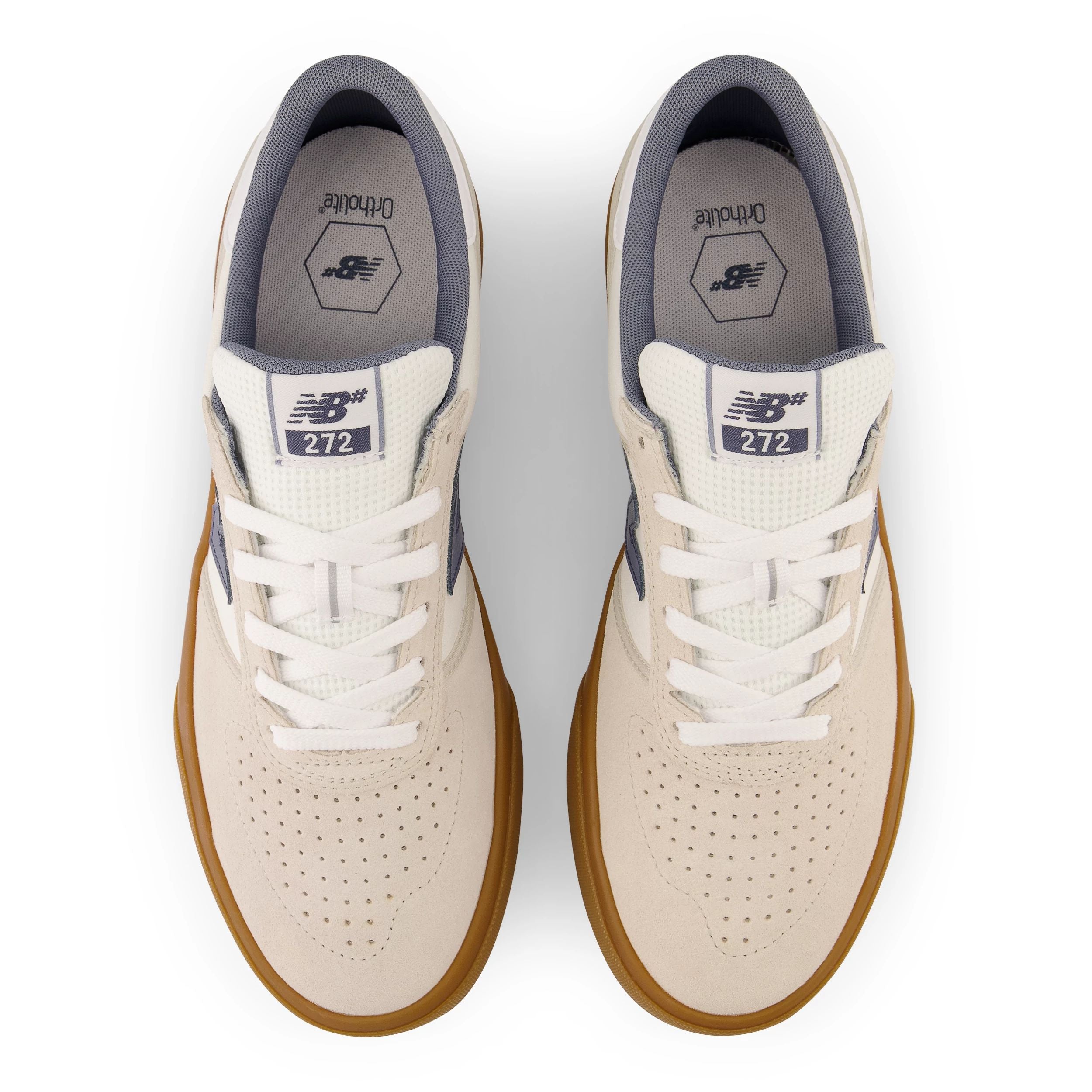 Sea Salt/Navy NM272 NB Numeric Skate Shoe Top