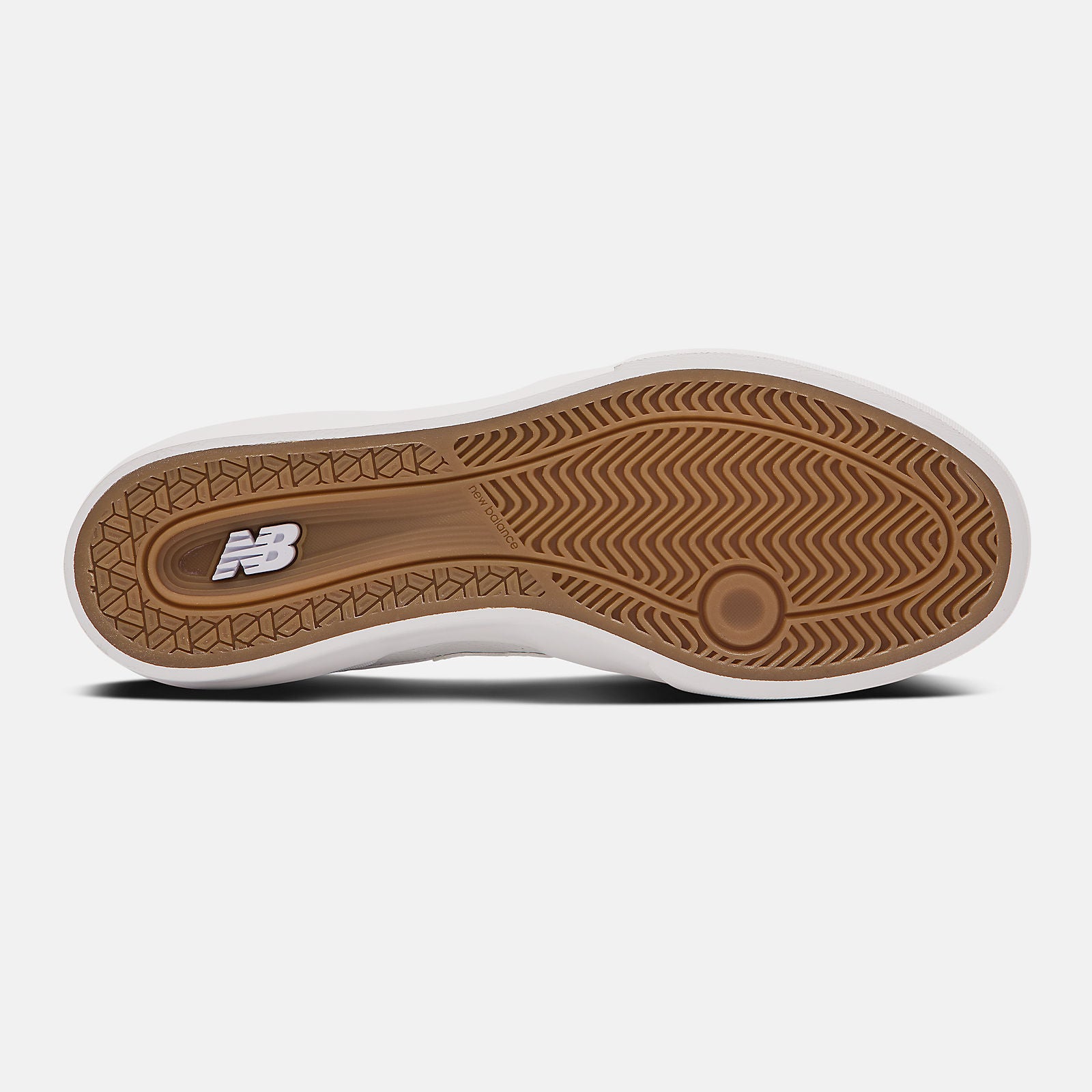 White Leather NM272 NB Numeric Skateboarding Shoes Bottom