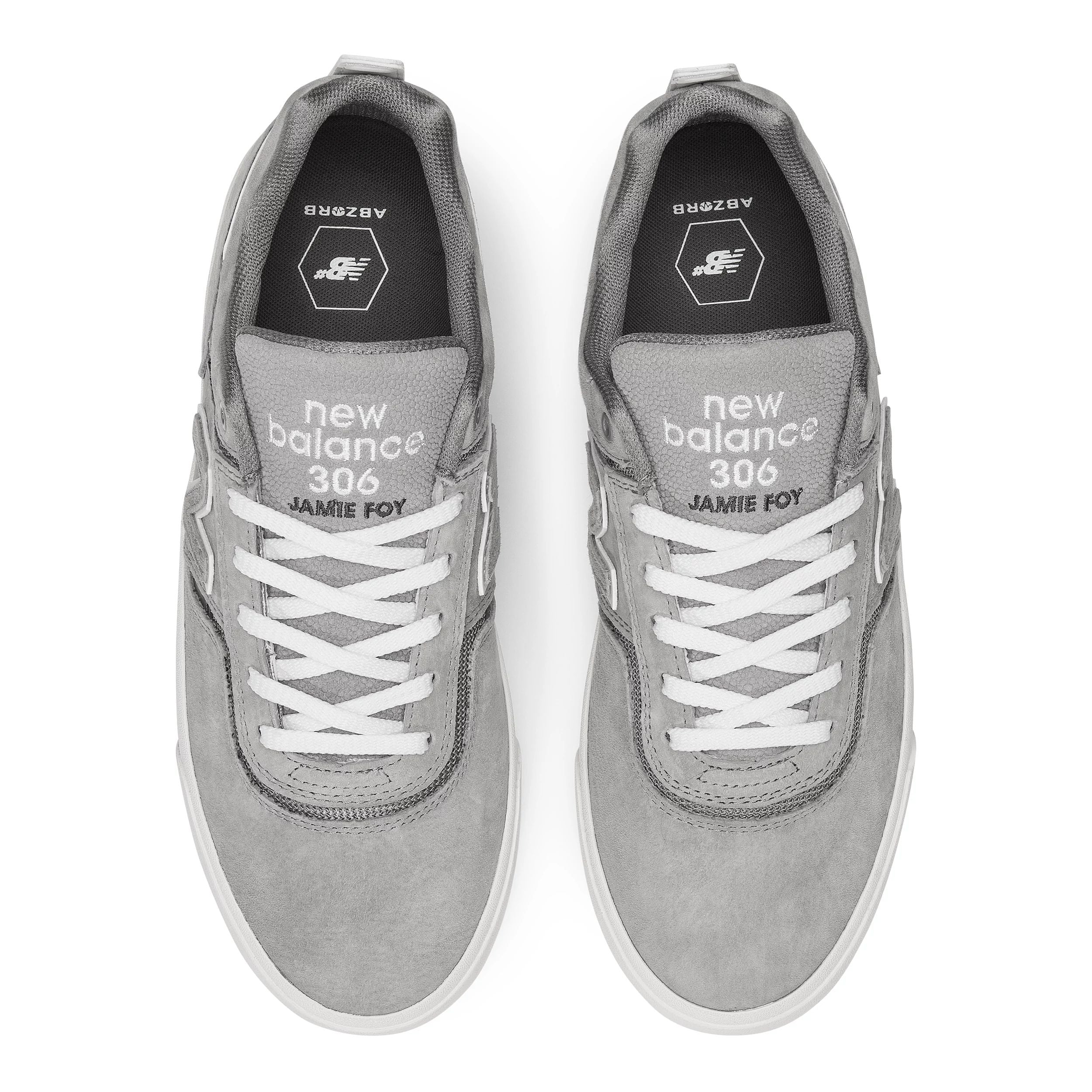 2022 Jamie Foy NM306 NB Numeric Grey Day Skateboard Shoe Top