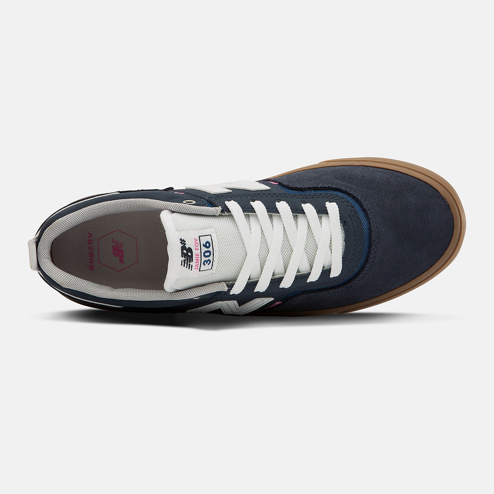 Navy/Gum Jamie Foy NM306 NB Numeric Skateboard Shoe Top
