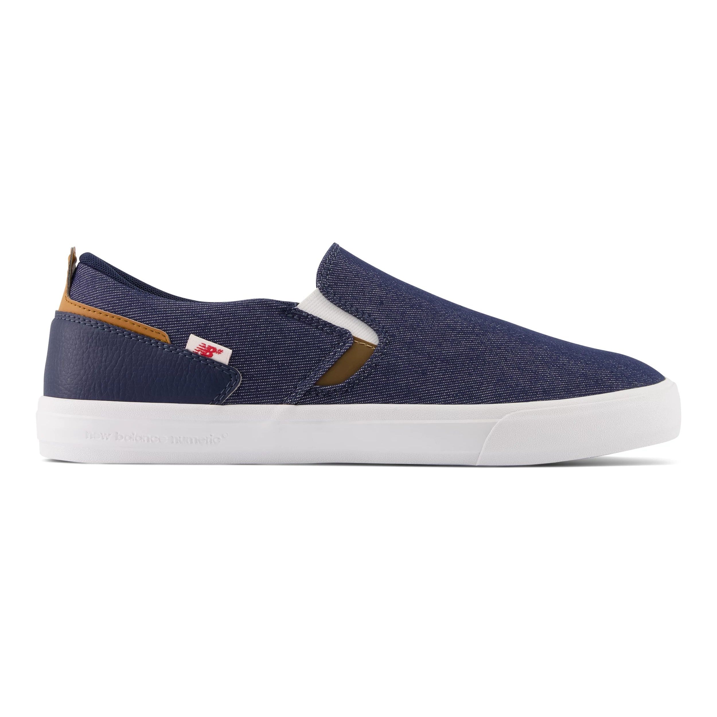 Navy/White Denim Jamie Foy Laceless NB Numeric Skateboard Shoe