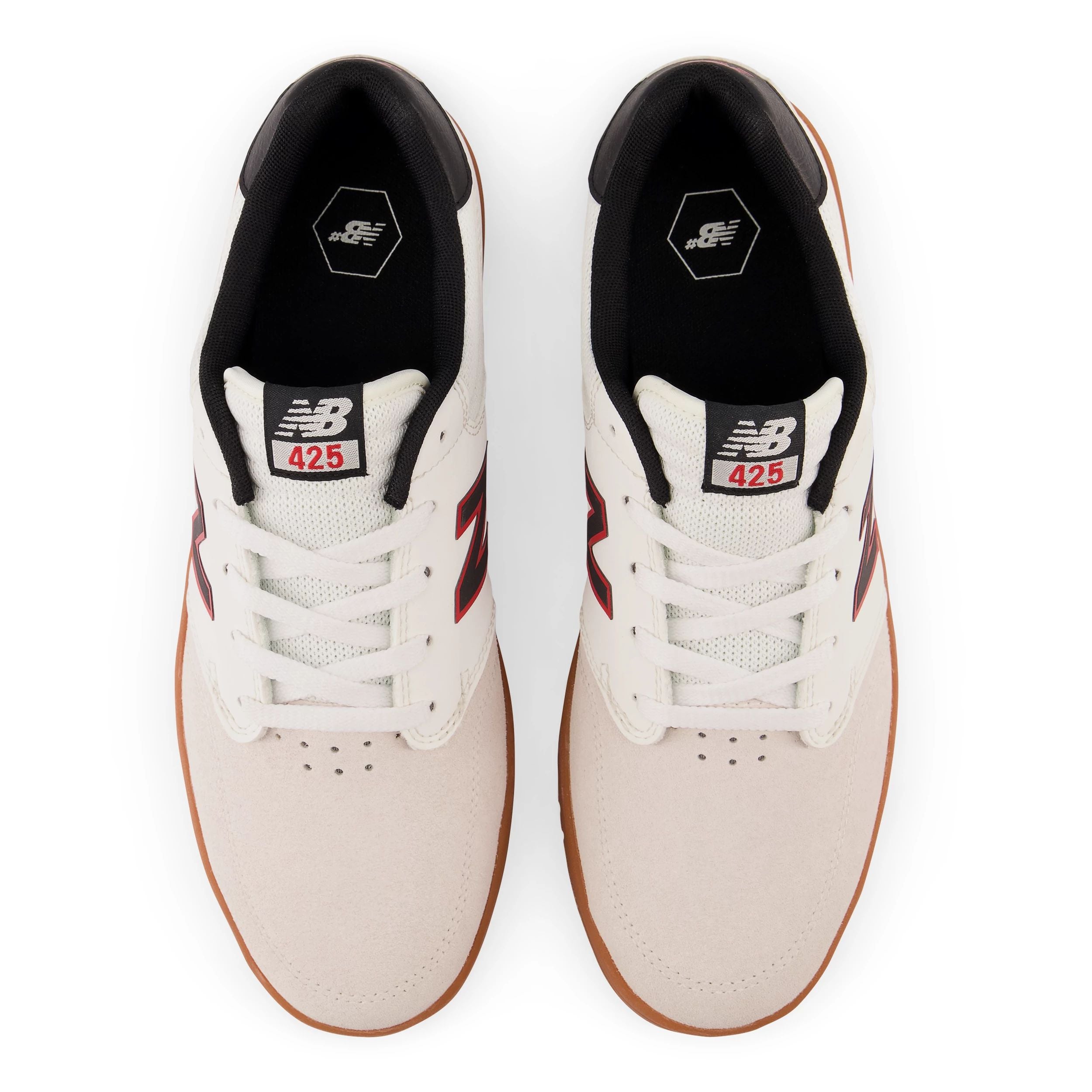 White/Gum NM425 NB Numeric Skate Shoe Top