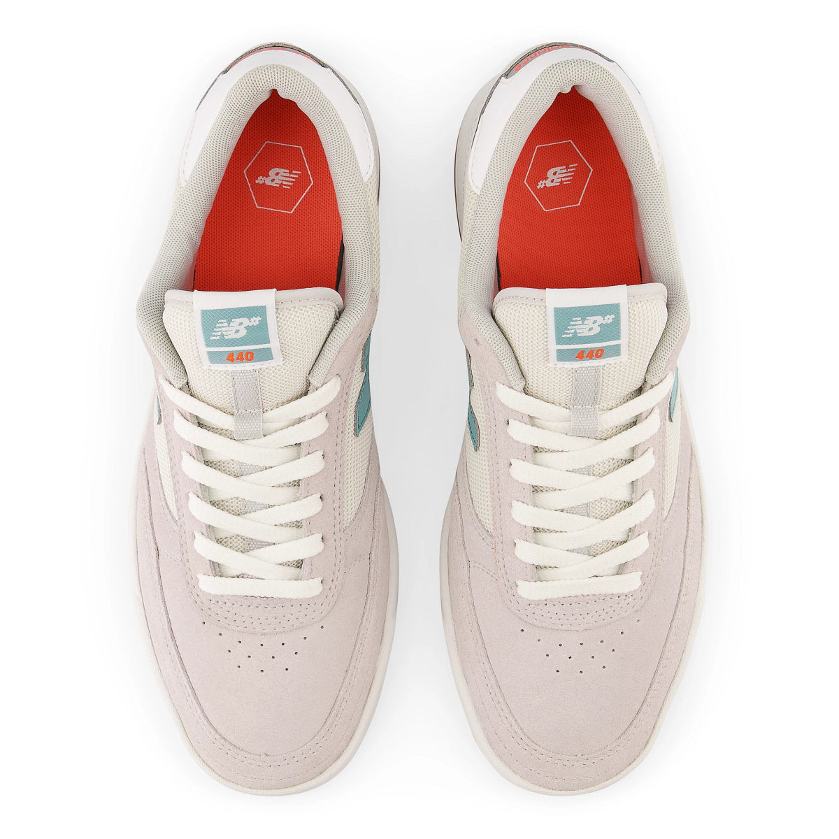 Grey/Teal New Balance Numeric 440 Top View