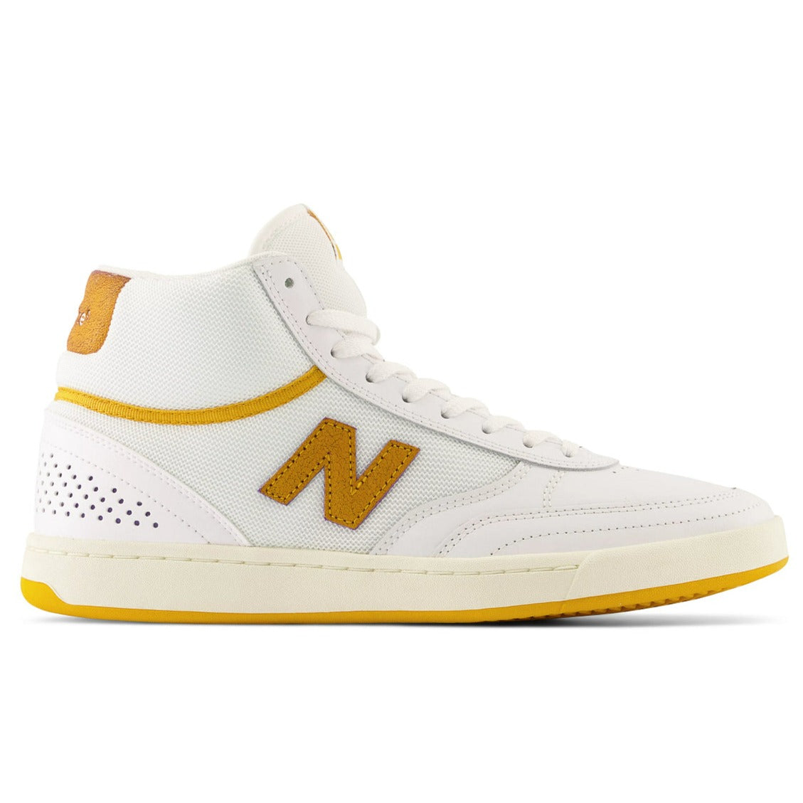 White/Yellow New Balance Numeric 440 High