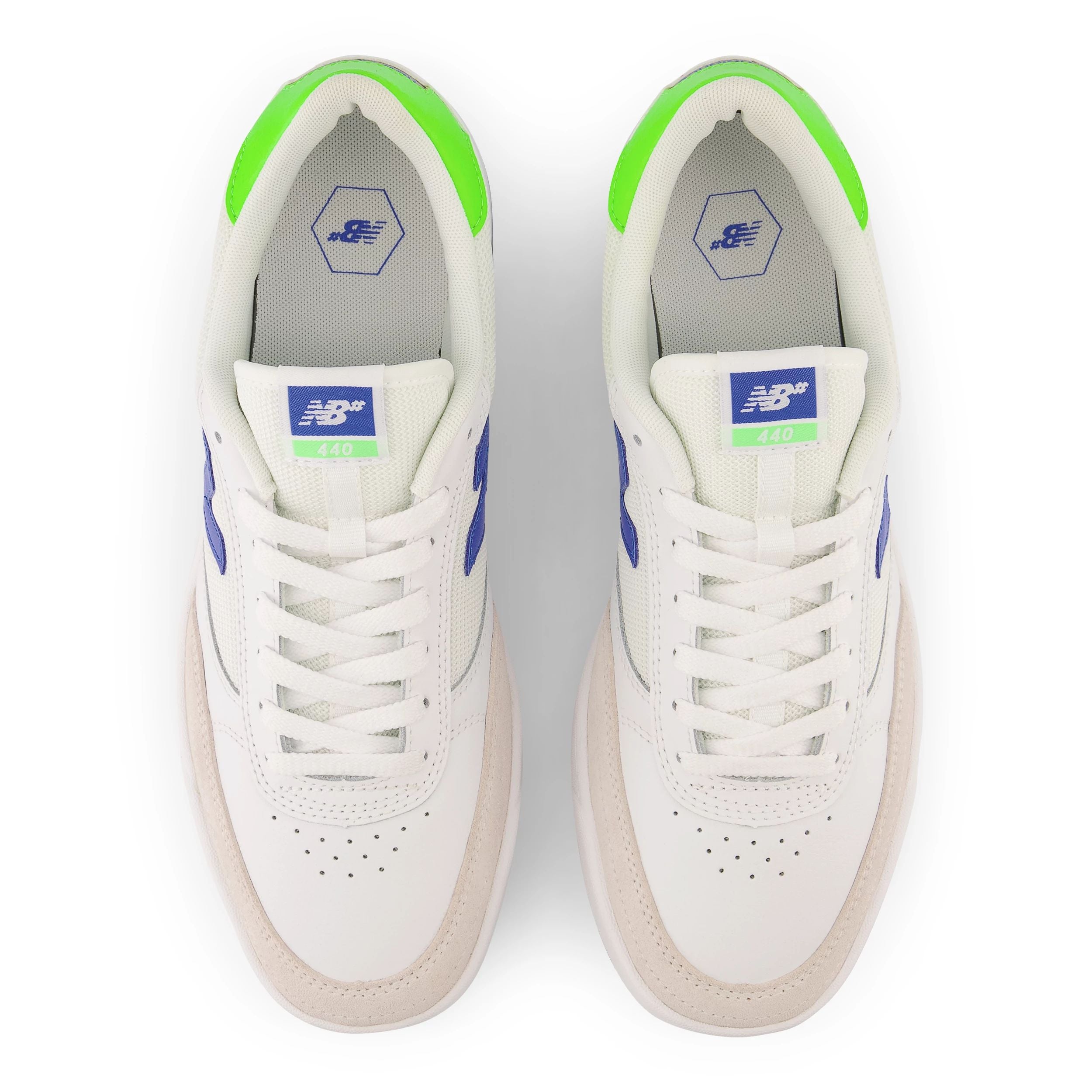 White/Royal NM440 NB Numeric Skate Shoe Top