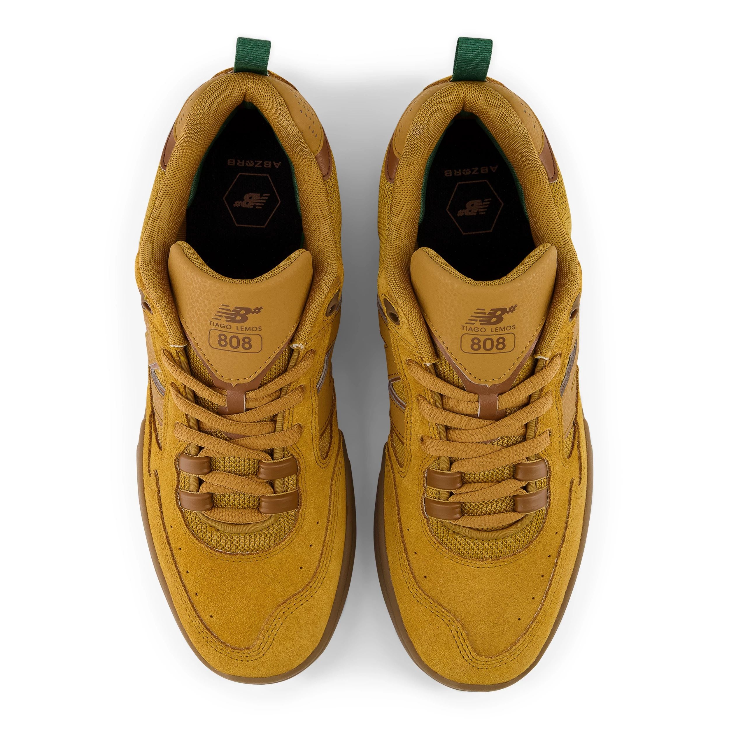 Wheat/Gum Tiago Lemos NM808 NB Numeric Skate Shoe Top