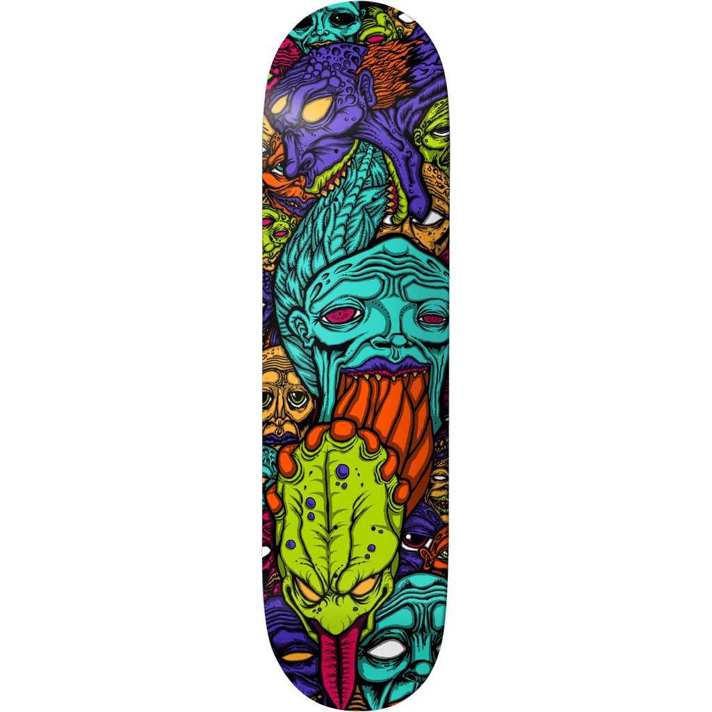 Neen Williams Twin Nose Spew 3 Deathwish Skateboard Deck