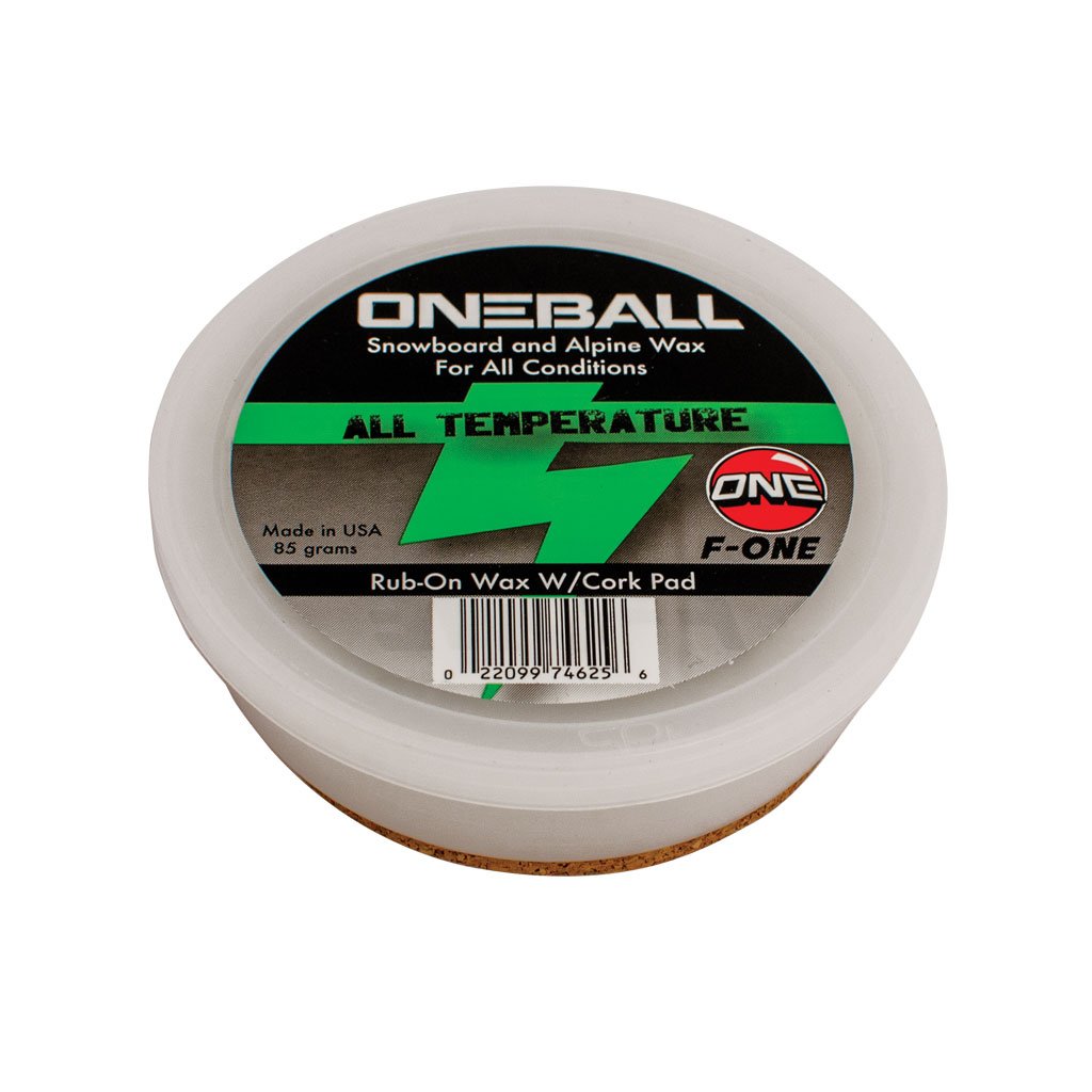 Oneball F-1 Rub On snowboard Wax