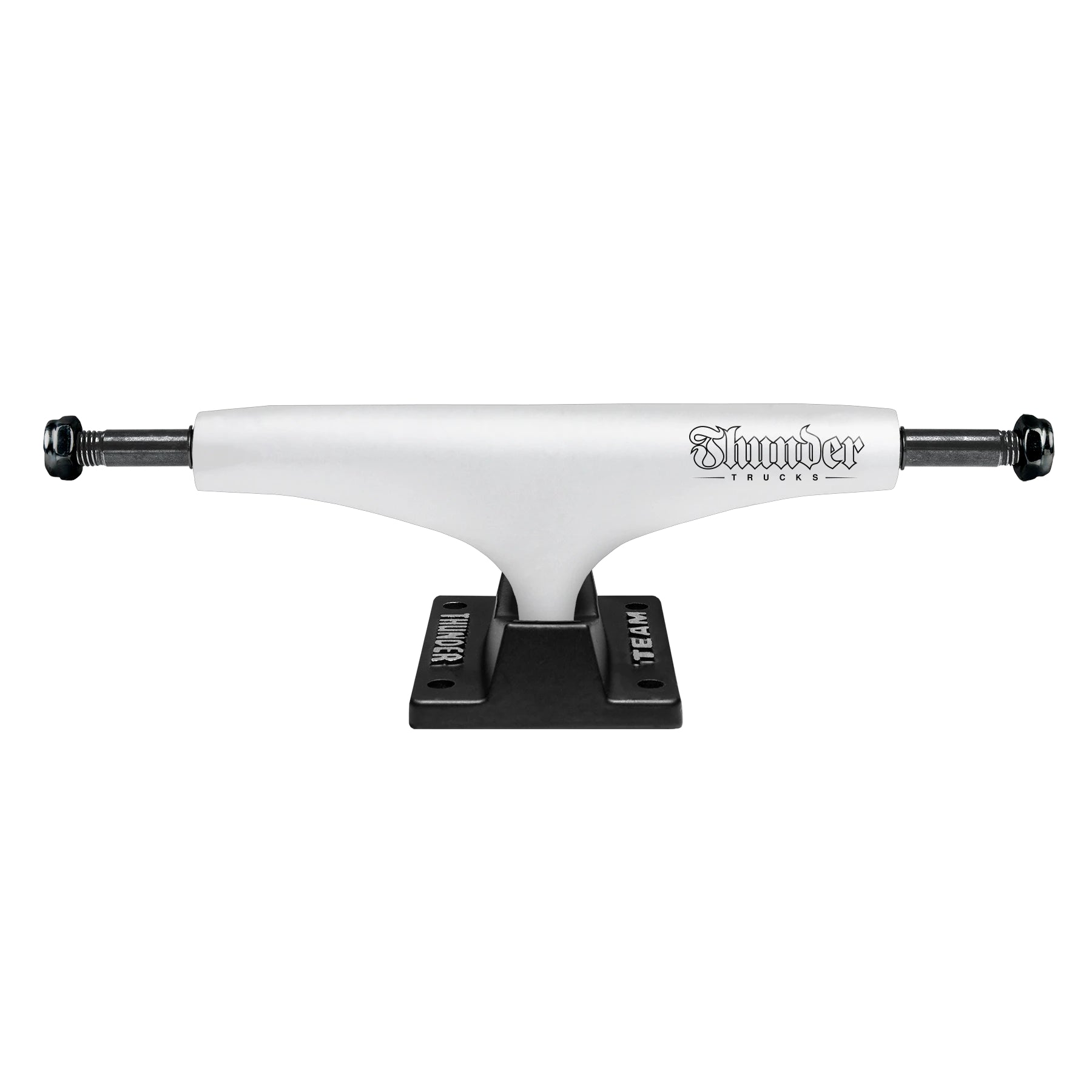 Matte White Onyx Thunder Skateboard Trucks