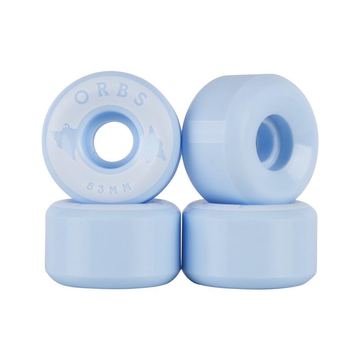 Orbs 99A Full Conical Specter Skateboard Wheels - Powder Blue