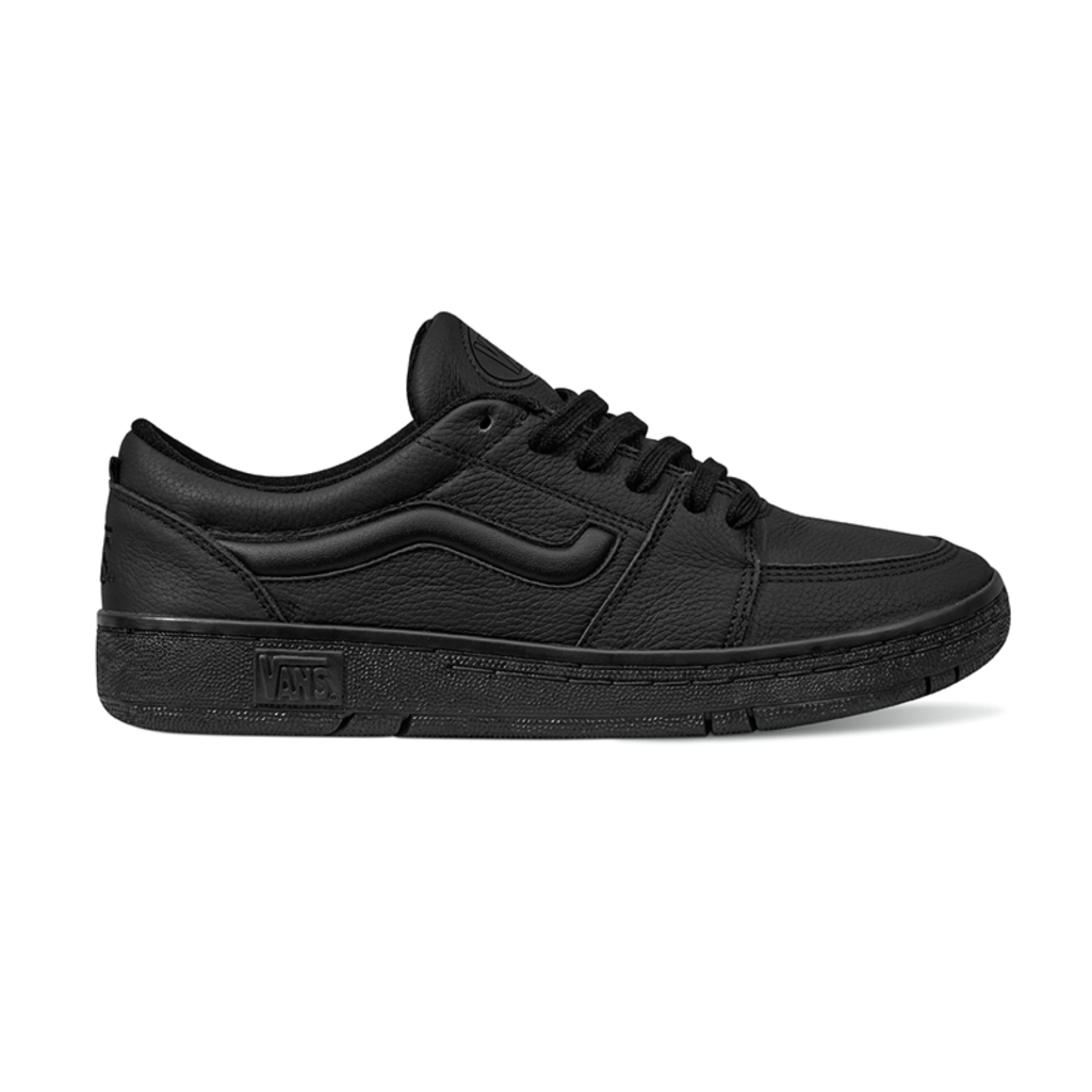 Black Leather Vans Skate Fairlane Shoe