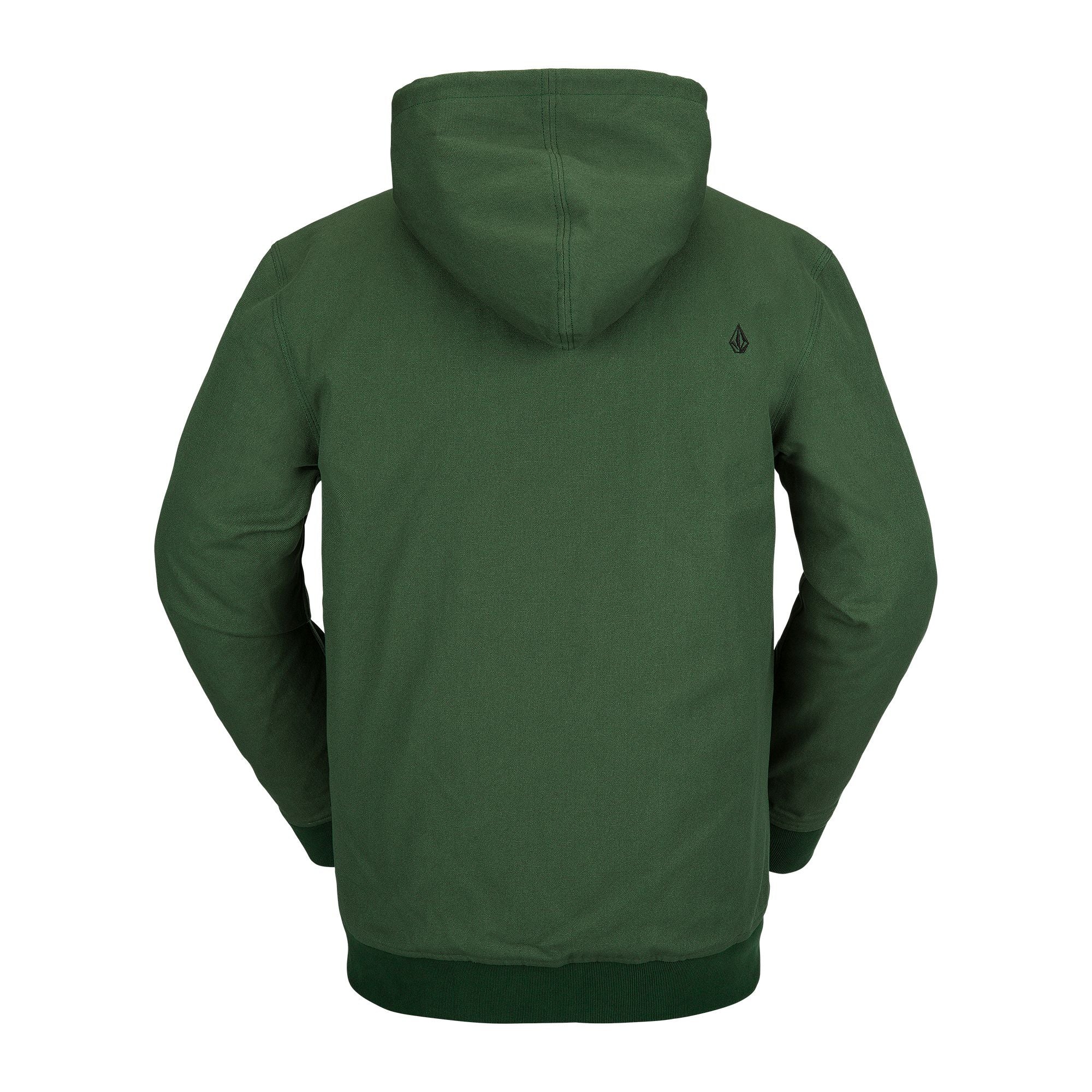 Military Green Dustbox Volcom Snowboard Jacket Back