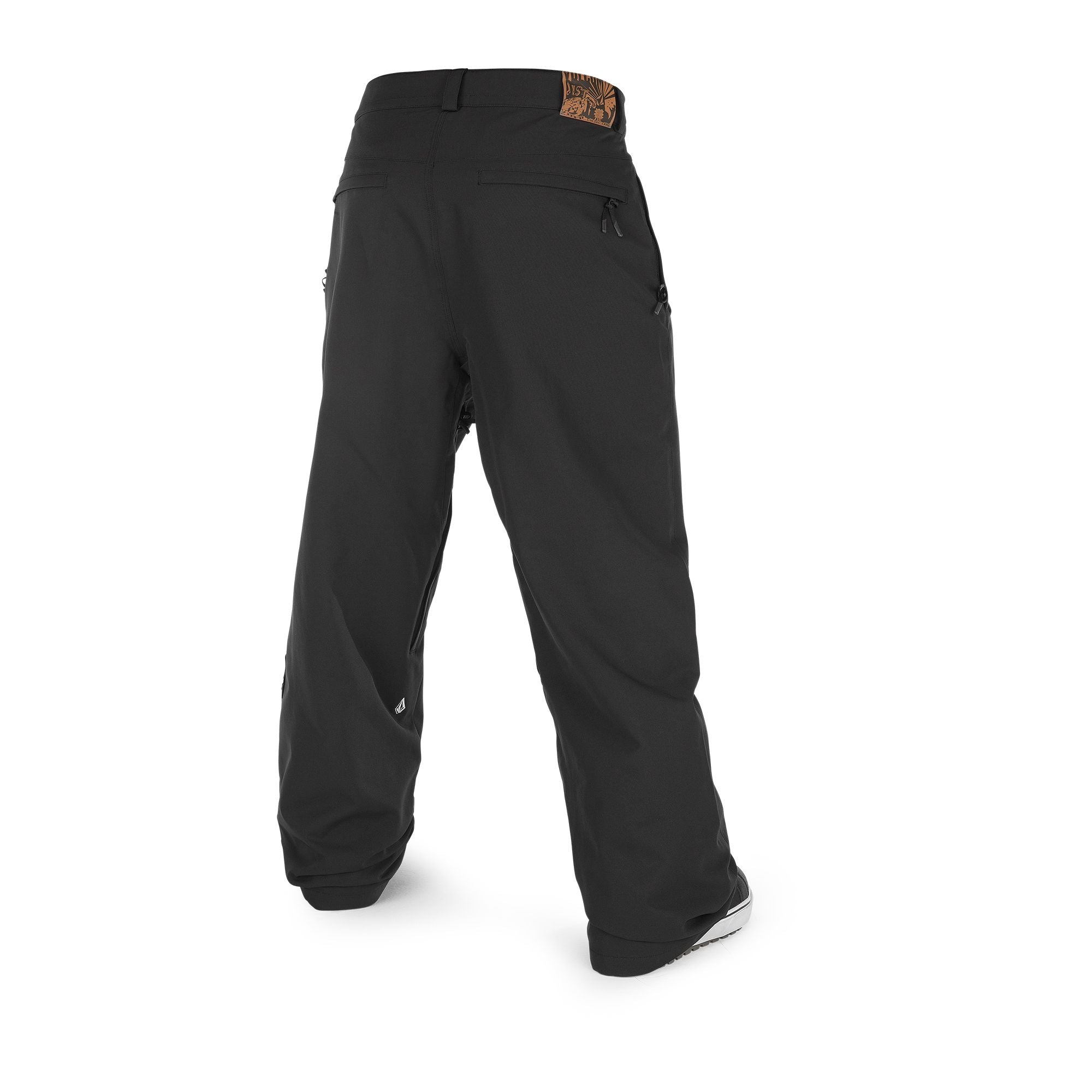 Black Dustbox Volcom 2023 Snow Pants Back