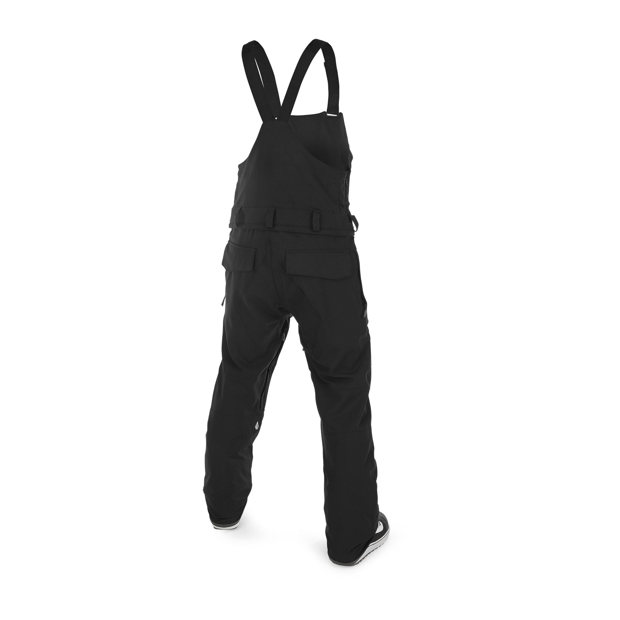 2023 Black Roan Volcom Snow Bibs Back