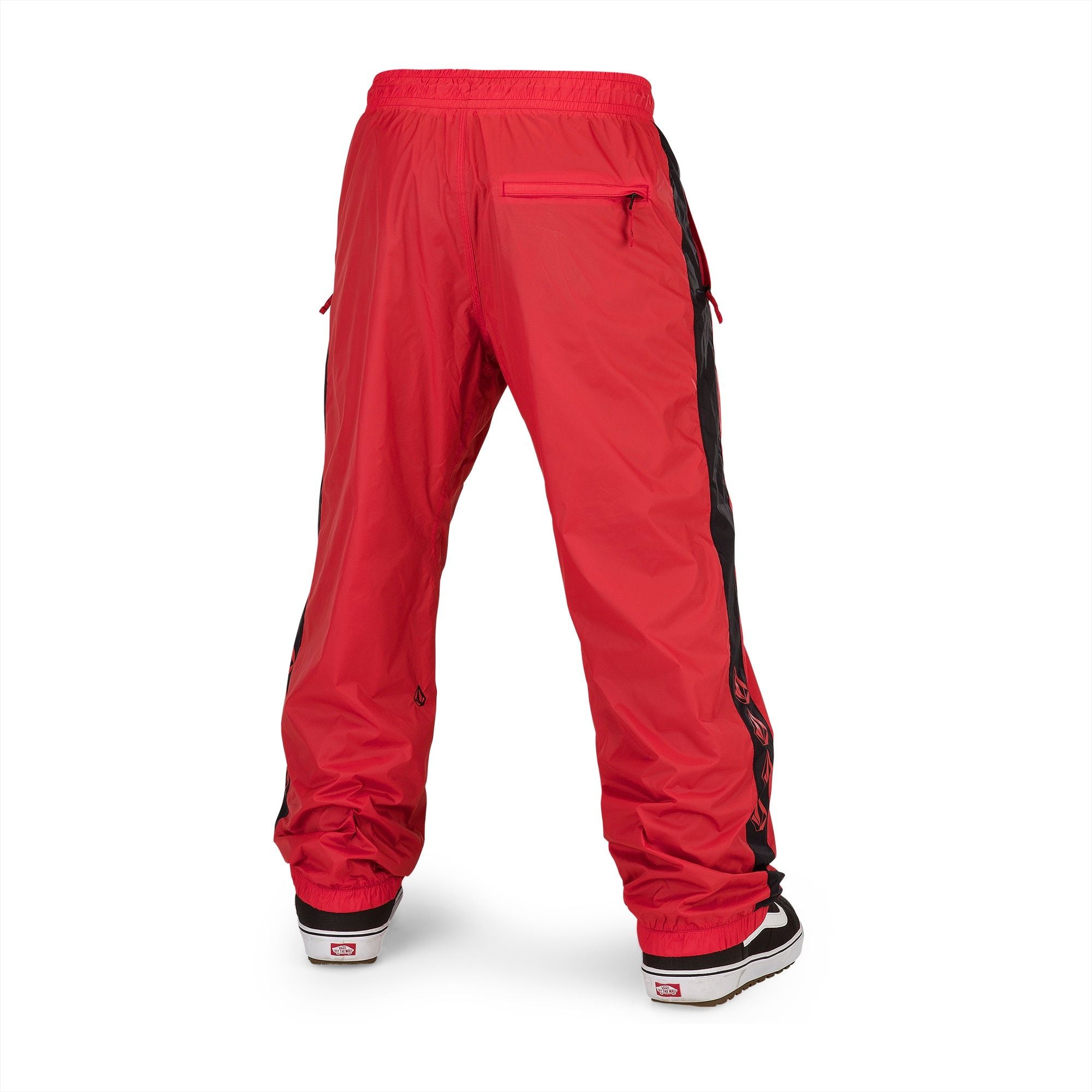 Red 2022 Slashlapper Volcom Snowboard Pants Back