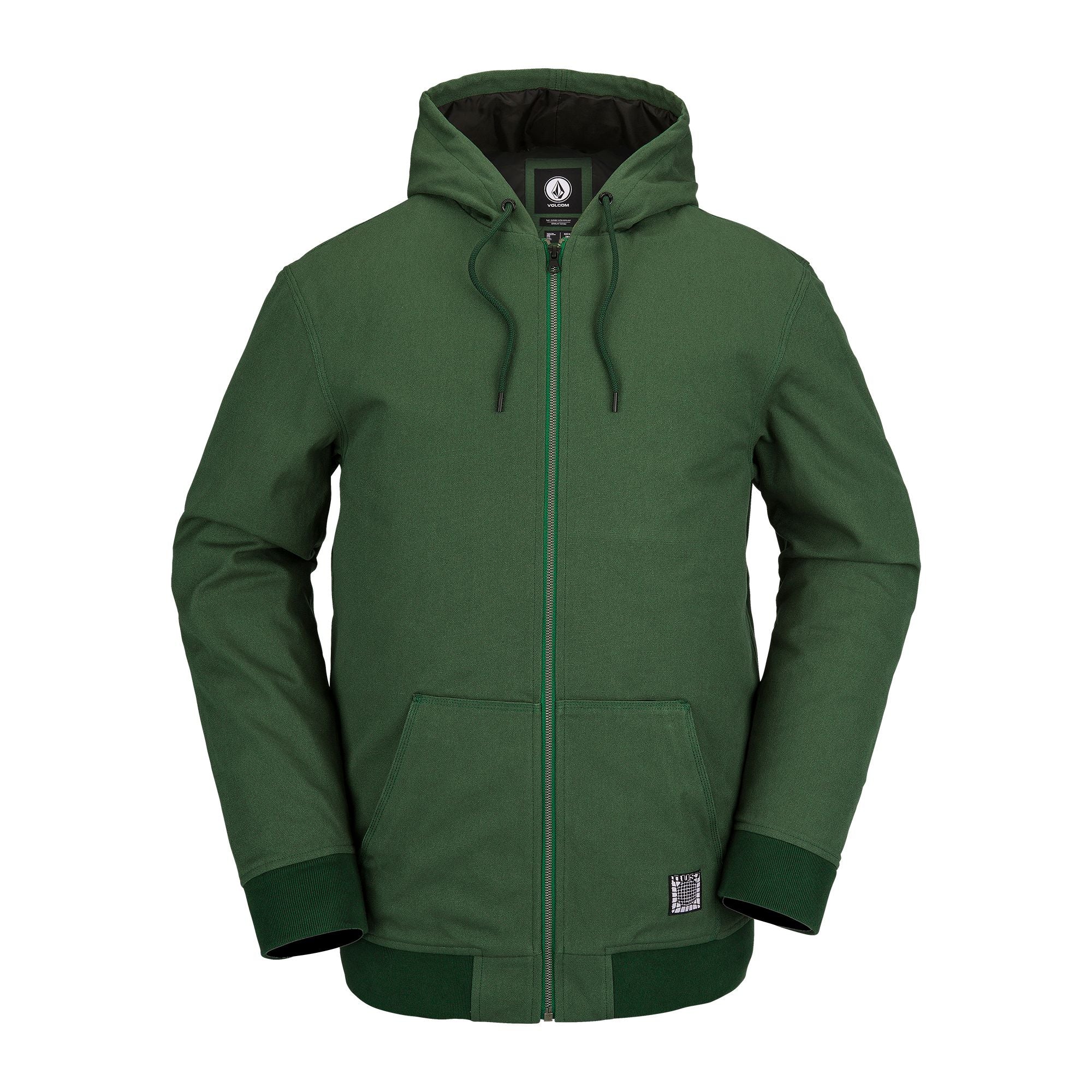 Military Green Dustbox Volcom Snowboard Jacket