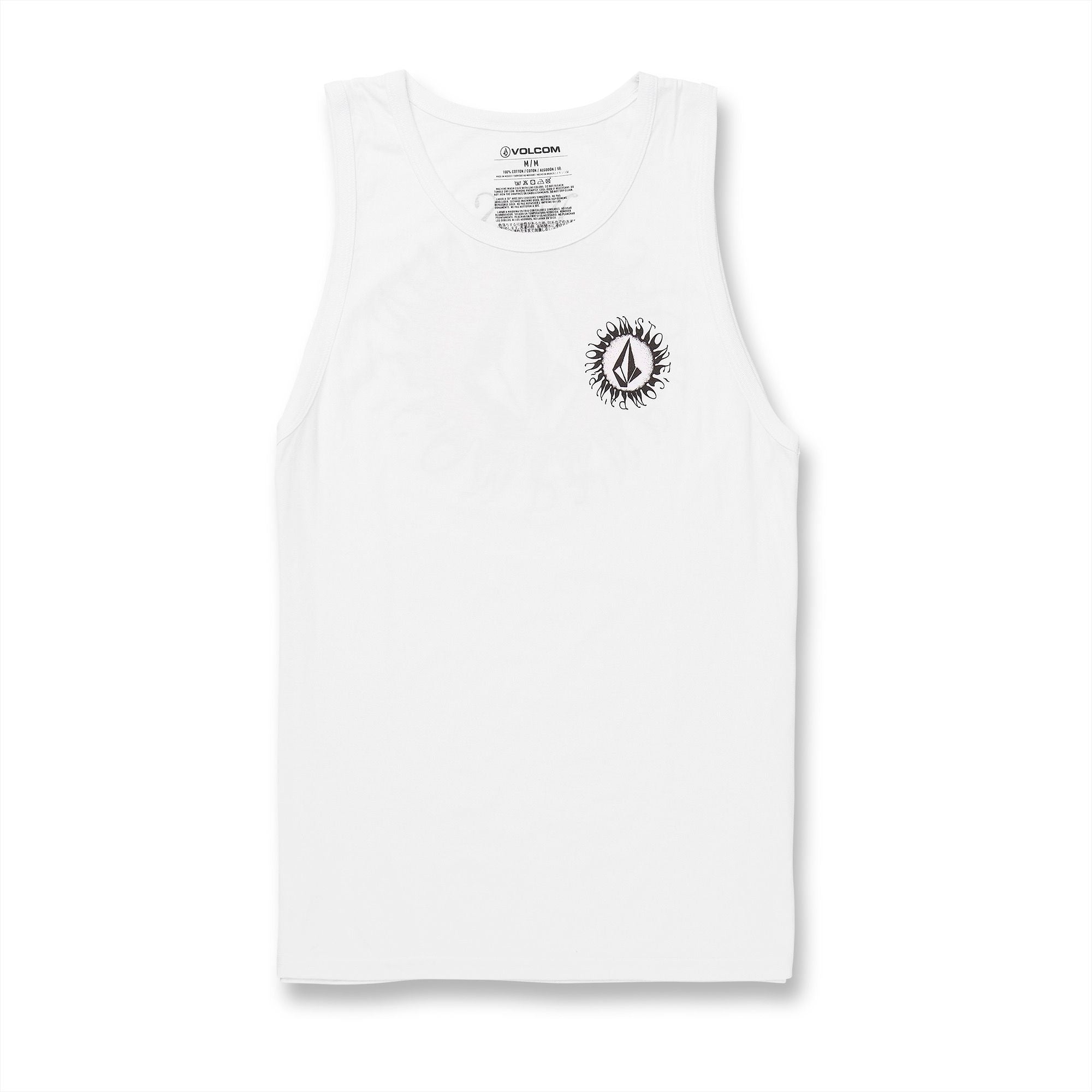 White Exuder Volcom Tank Top