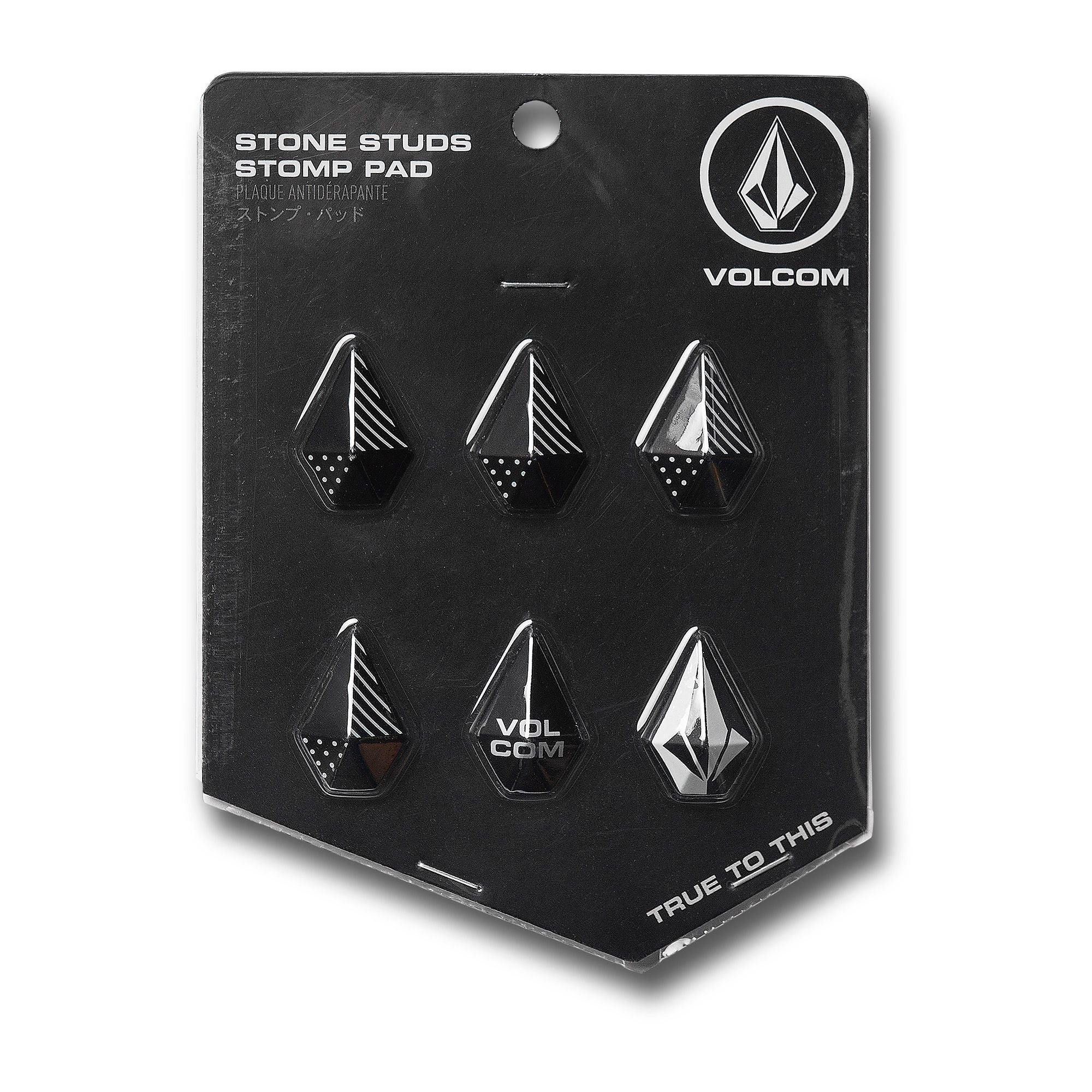 Black Stone Studs Volcom Snowboard Stomp Pads