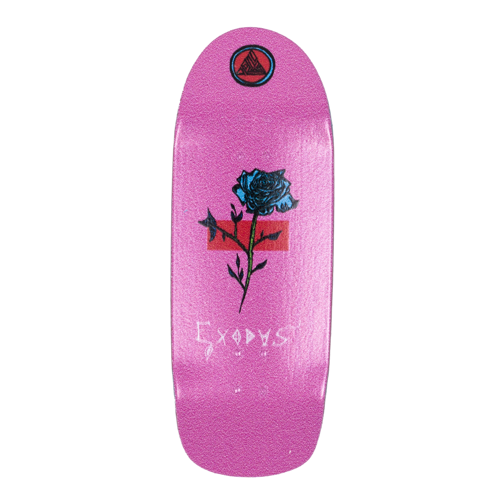 Pink Anoixi Rose Exodus x DK Pool Shape Fingerboard Deck