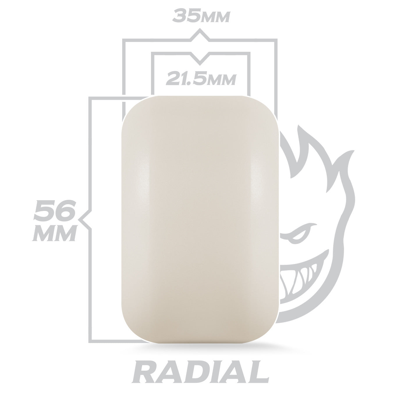 56mm Spitfire Radial Wheel Sizing