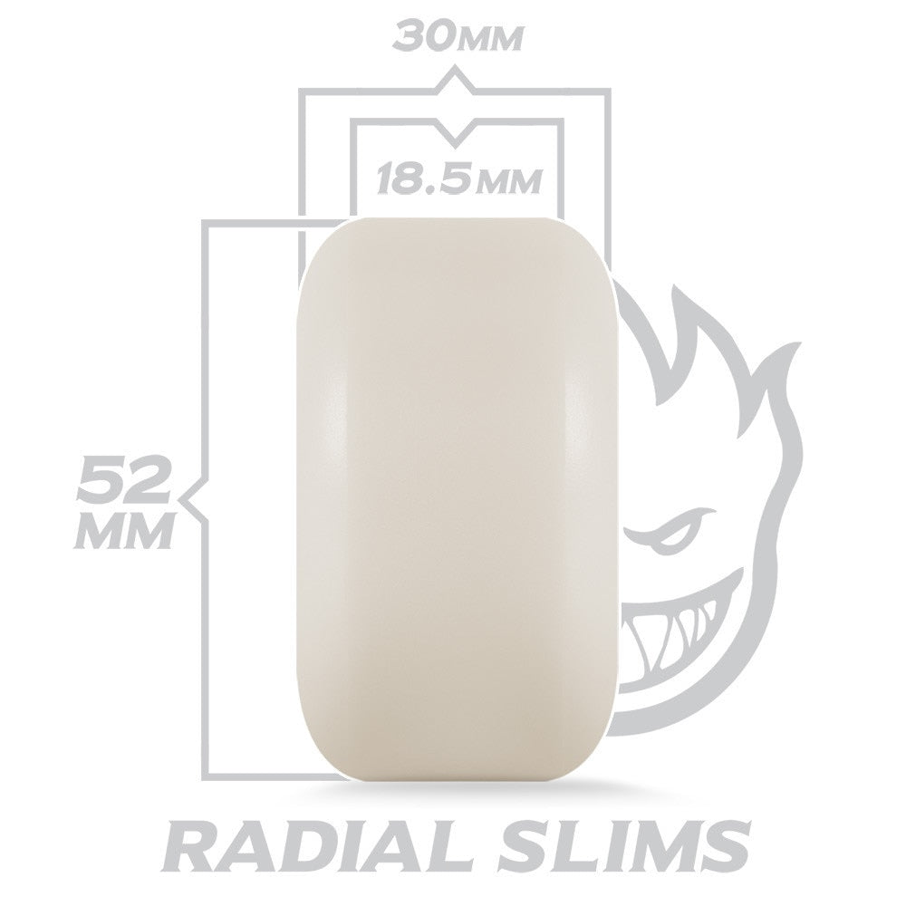 Spitfire Formula Four Snake Bite Swirl 101D Radial Slim Skateboard Wheels