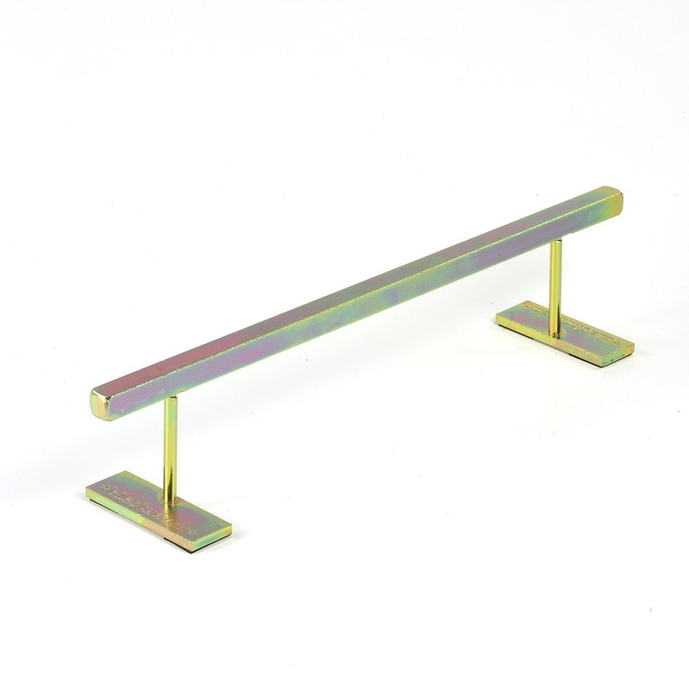 Blackriver Ramps Fingerboard Iron Rail Square - Gold