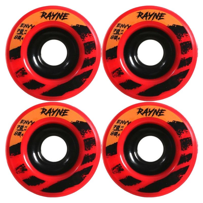Rayne 80A Red Envy Longboard Wheels