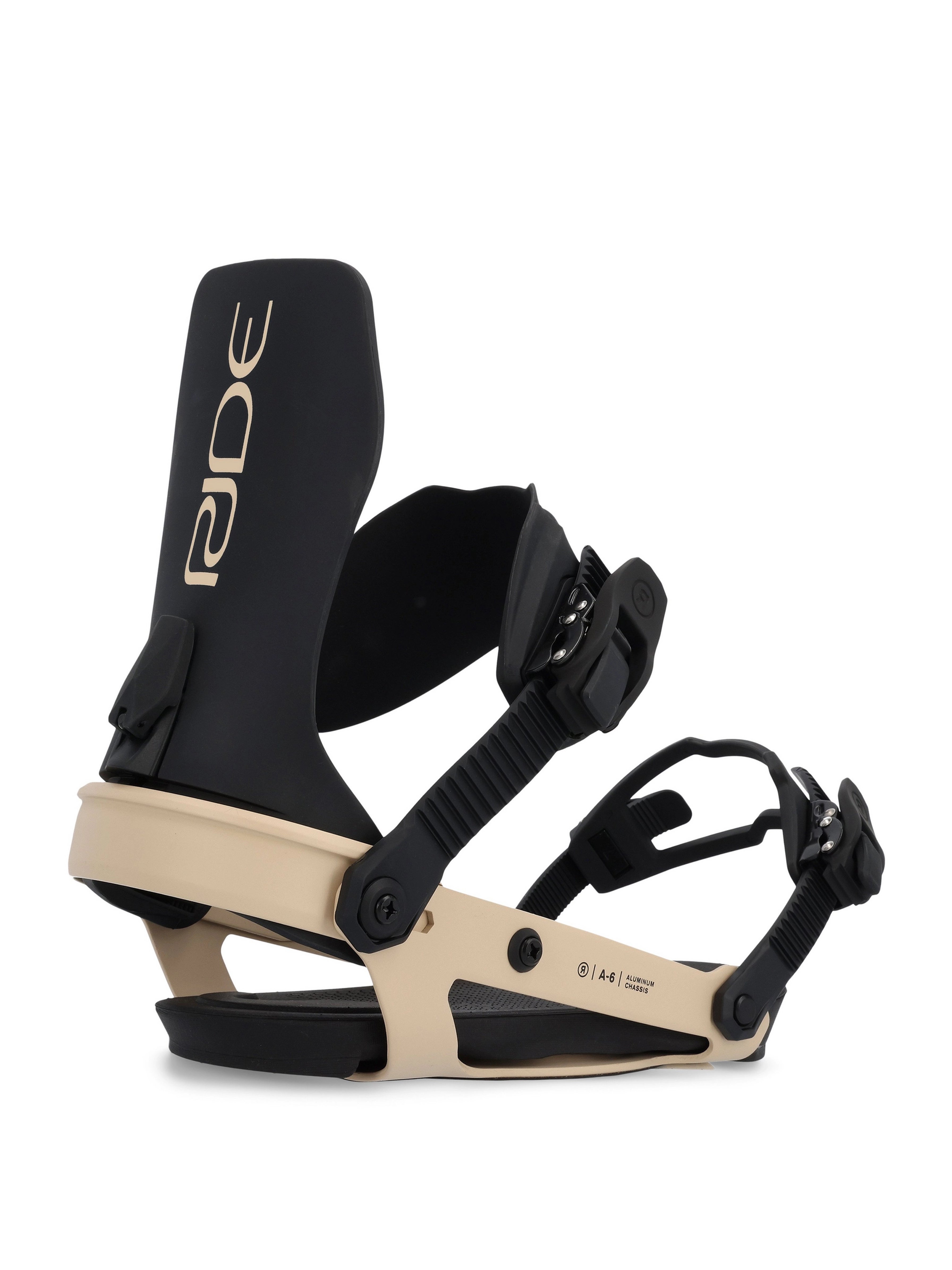 Tan 2023 Ride A-6 Snowboard Bindings