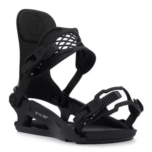 Black C-2 Series Ride Snowboard Bindings Front