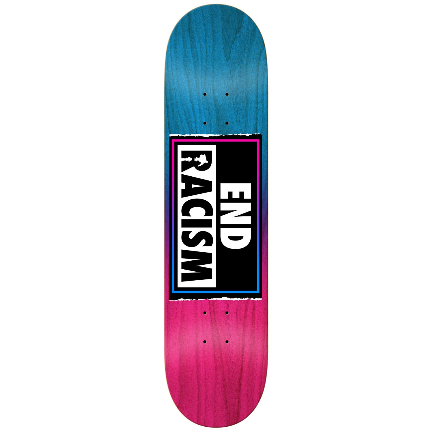 Real END RACISM Actions REALized Skateboard Deck