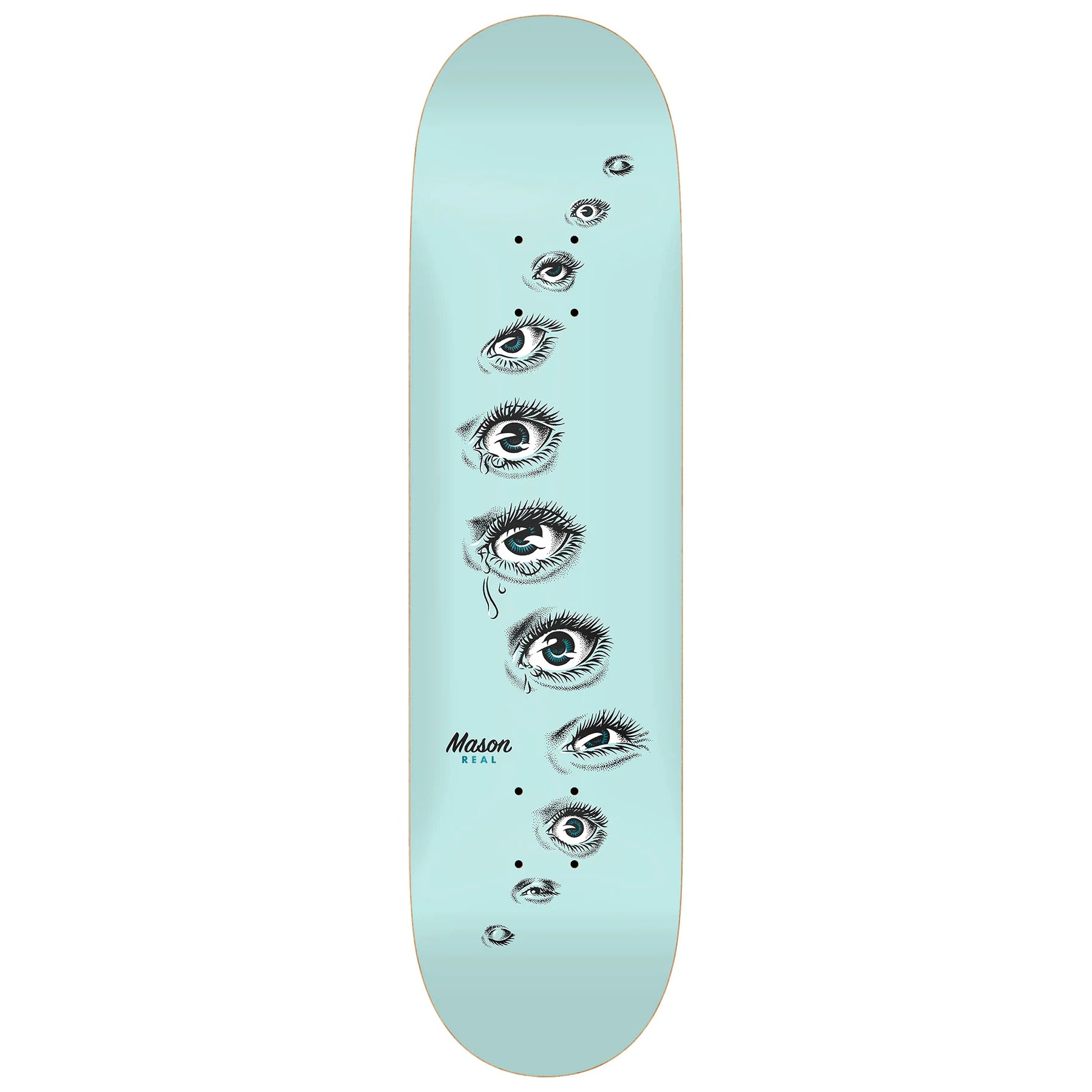 Mason Silva Eyes Real Skateboard Deck
