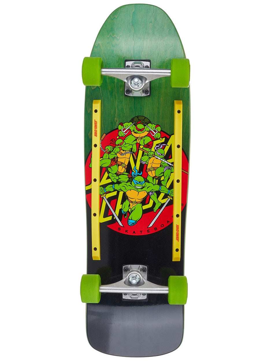 Santa Cruz X TMNT Turtle Power 80s Cruiser Complete
