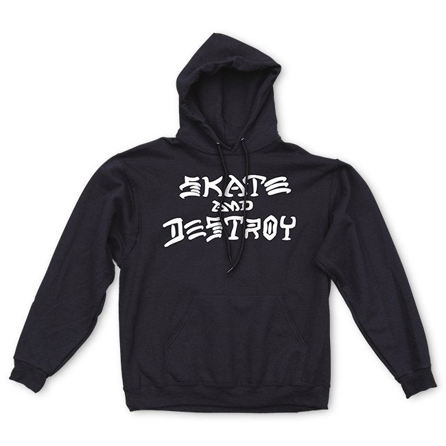 Black Skate and Destroy Thrasher Magazine Hoodie