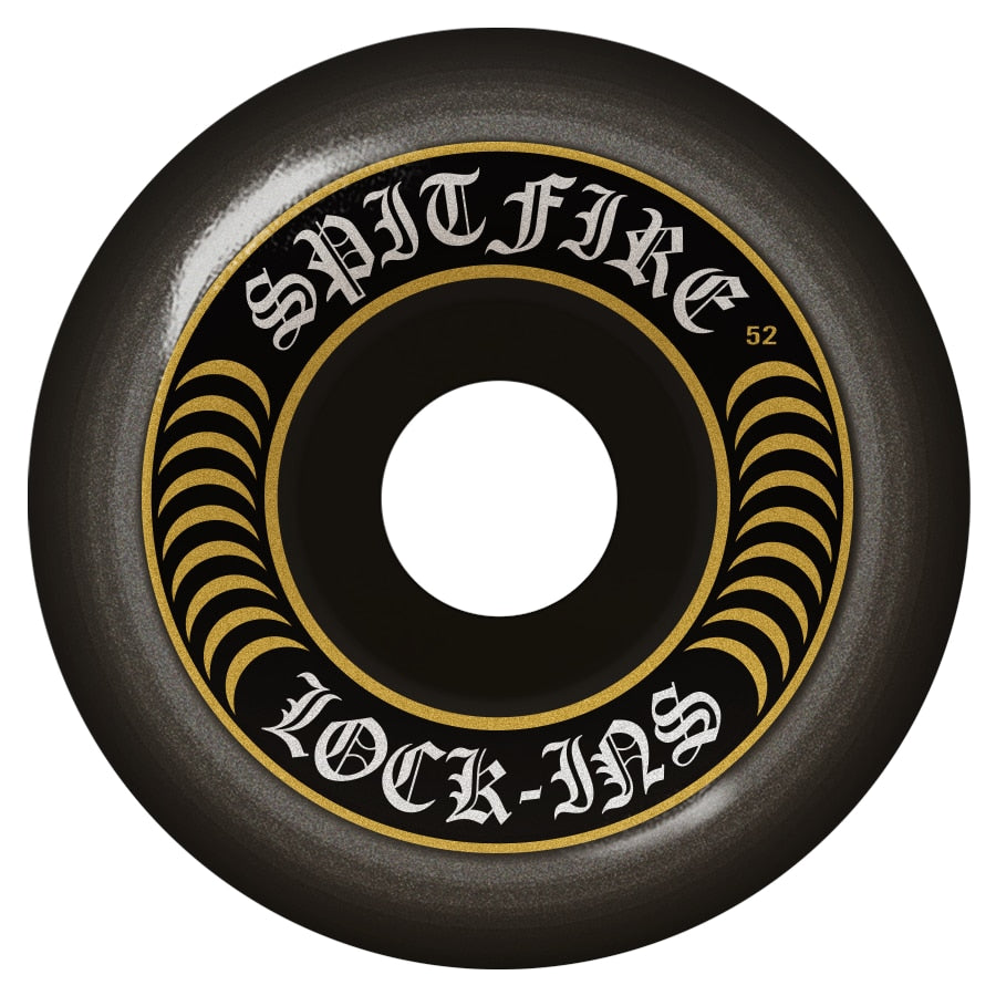 Spitfire Formula Four 99D Lock-Ins Daewon Fury Red/Black Mash Up Skateboard Wheels