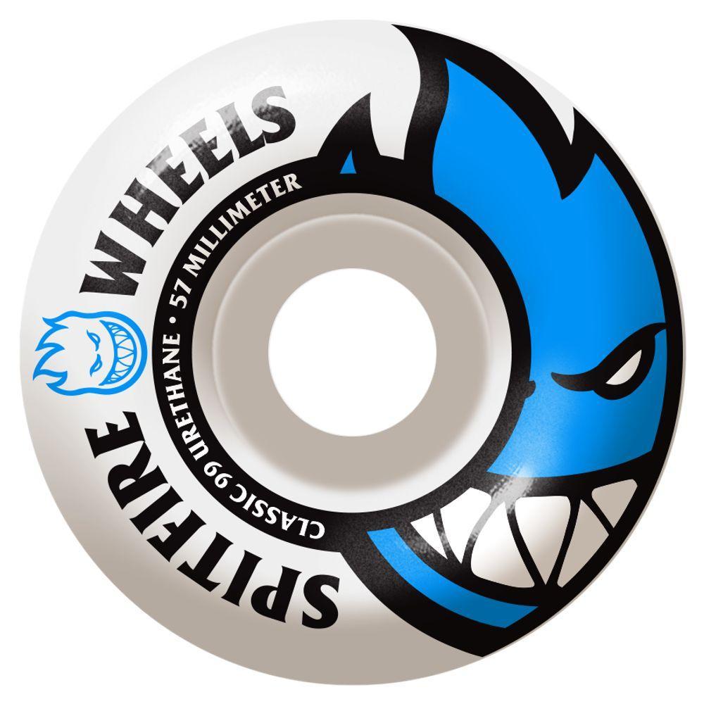 Spitfire Bighead Skateboard Wheels - Blue/White