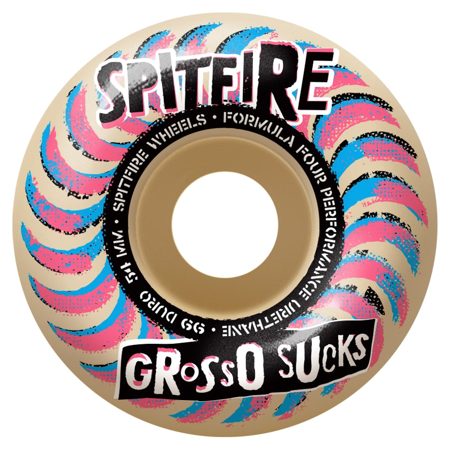 Spitfire Formula Four 99D Grosso Sucks Classic Fulls Skateboard Wheels