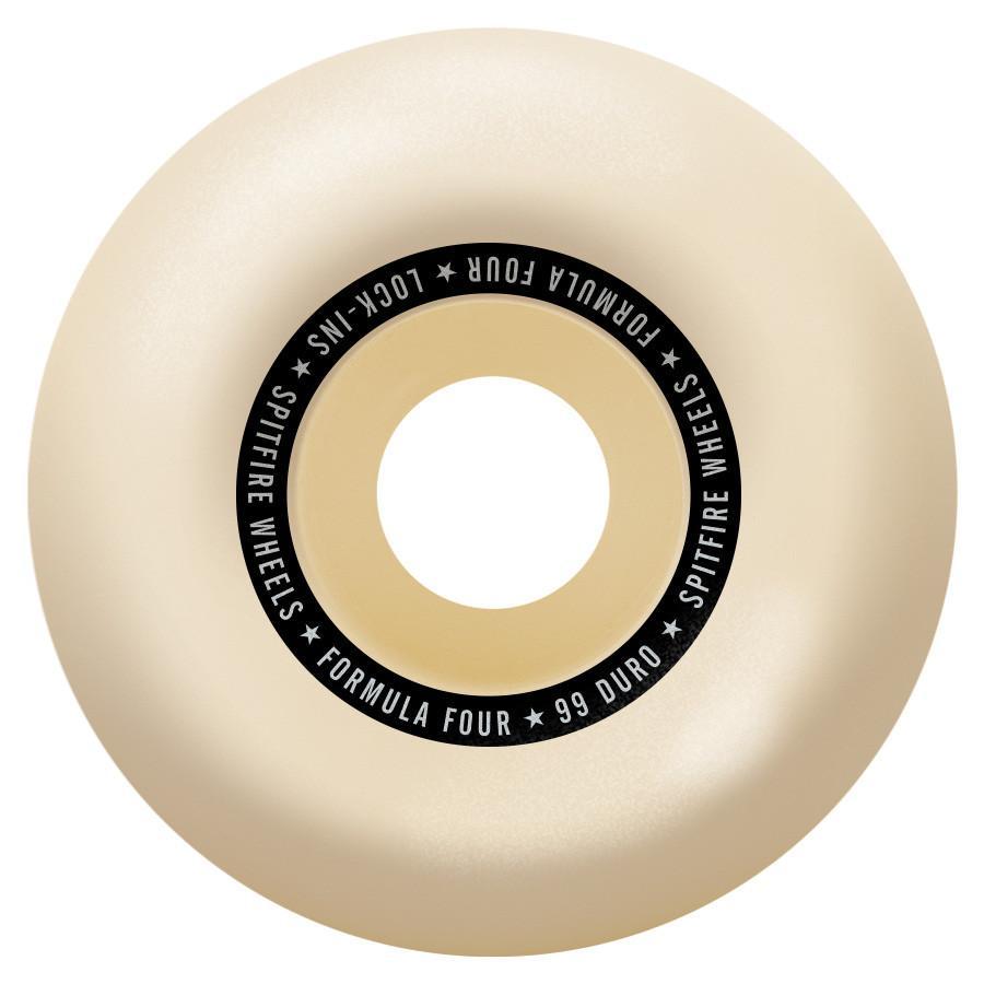 Spitfire Formula Four Lock-Ins Natural/Blue 99D Skateboard Wheels