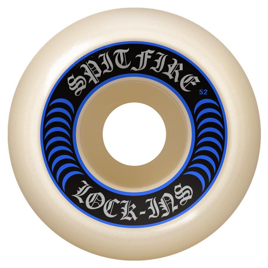 Spitfire Formula Four Lock-Ins Natural/Blue 99D Skateboard Wheels