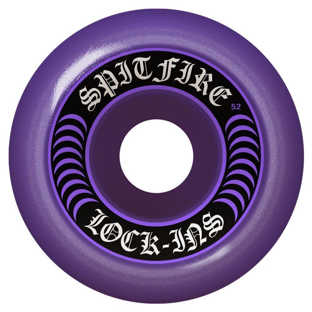 Spitfire Formula Four 101D Lock-Ins Purple/Black Mash Up Skateboard Wheels