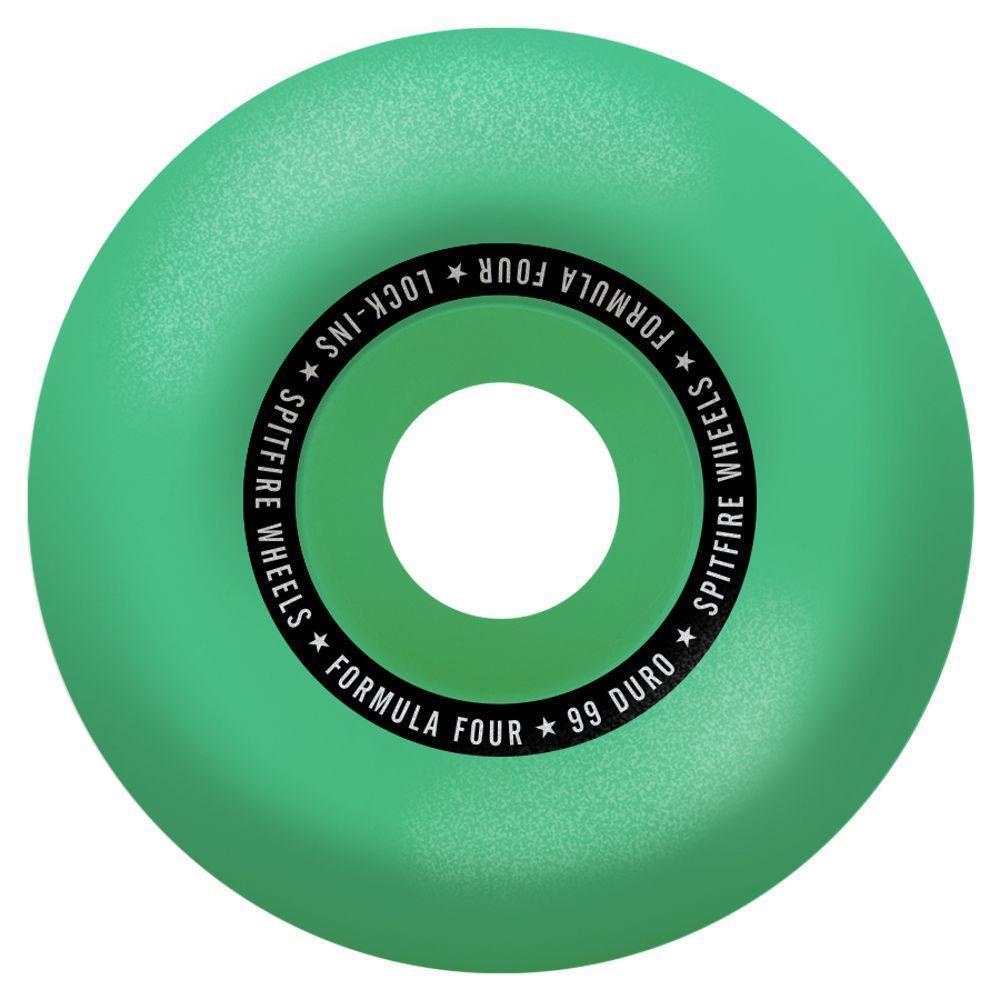 Spitfire Formula Four 99D Lock-Ins Blue/Teal Mash Up Skateboard Wheels
