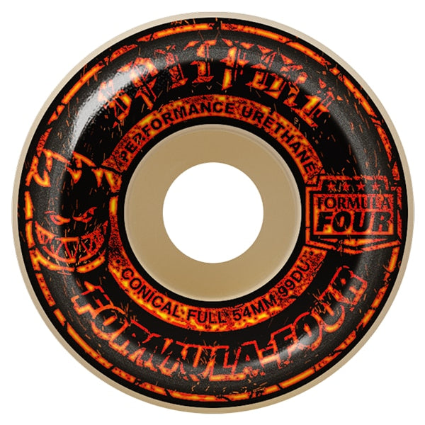 Spitfire Formula Four 99D Embers Natural Conical Full Skateboard Wheels