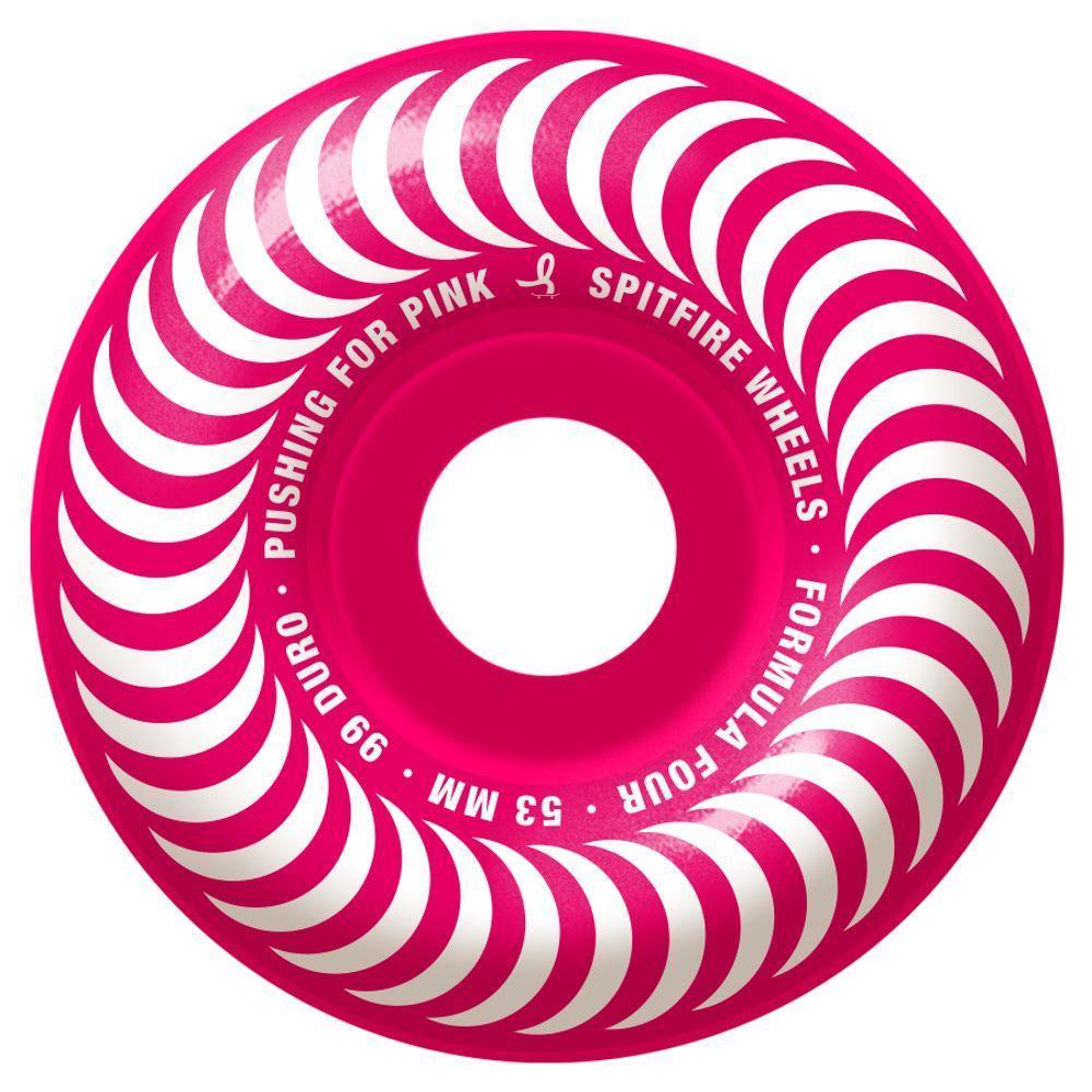 Spitfire Formula Four 99D Classics Pushing For Pink Skateboard Wheels