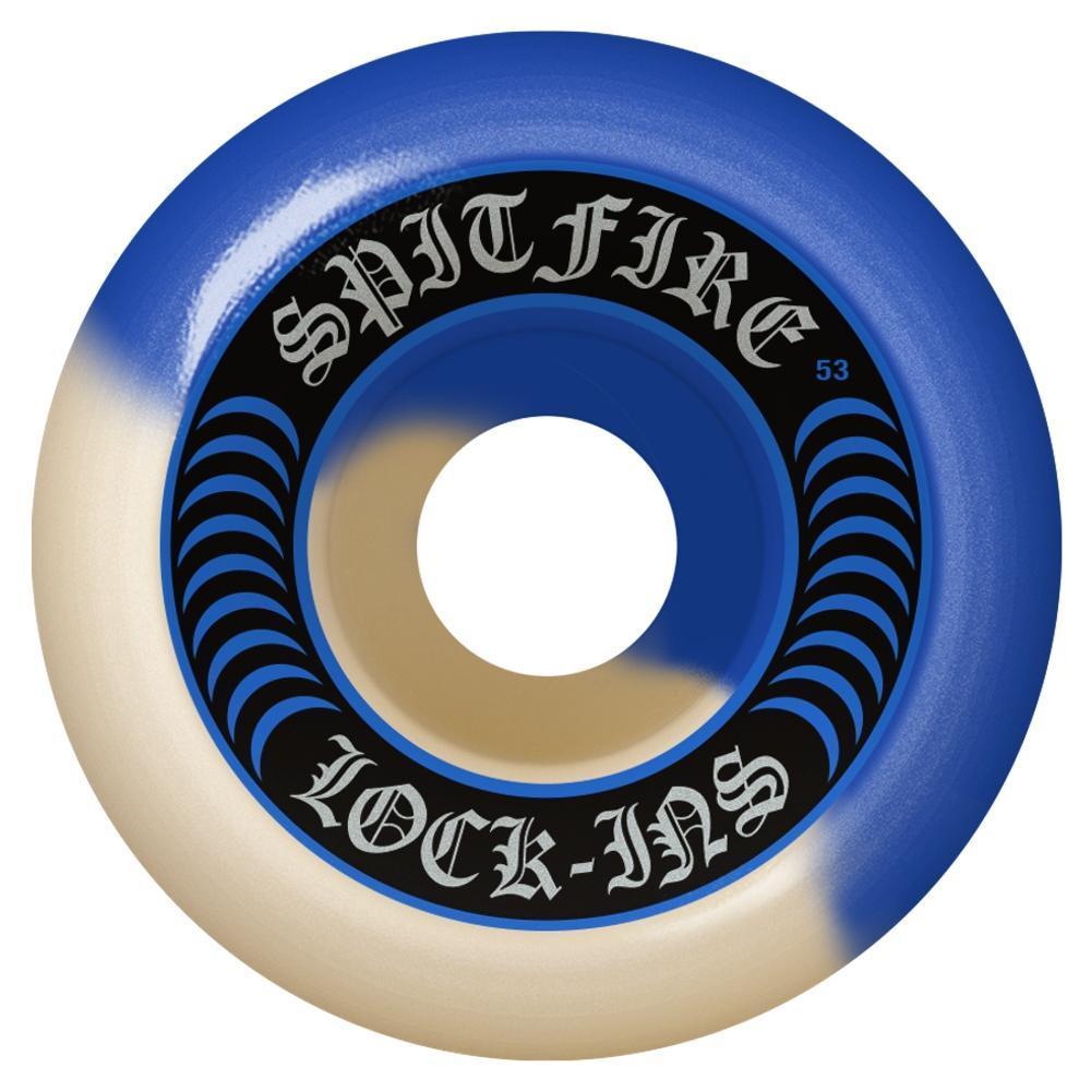 Spitfire Formula Four 99D Lock-Ins Swirl Cobalt Blue/Natural Skateboard Wheels