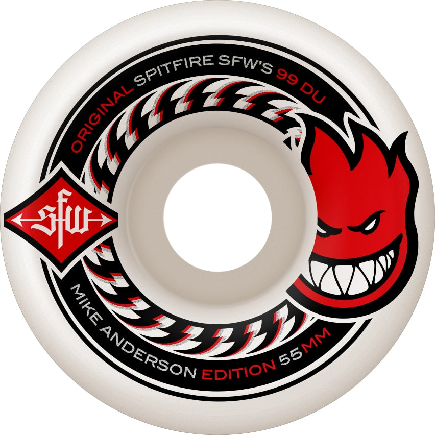 Spitfire Mike Anderson 99D SFW Wides 2 Skateboard Wheels