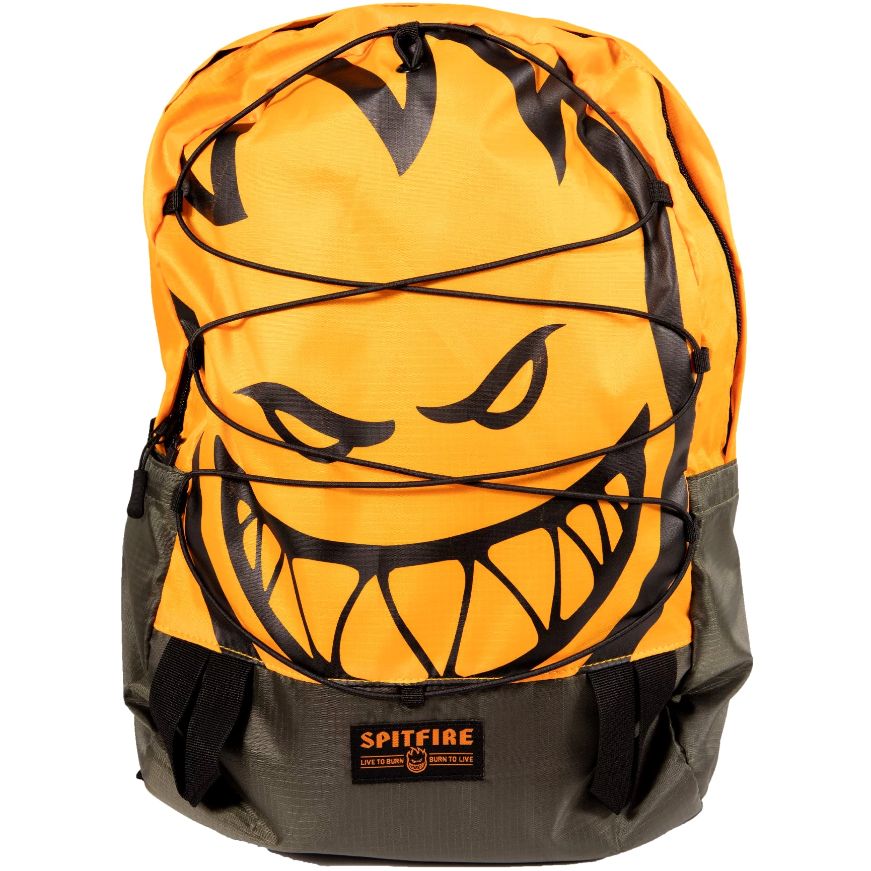 Orange/Olive Bighead Day Spitfire Wheels Backpack