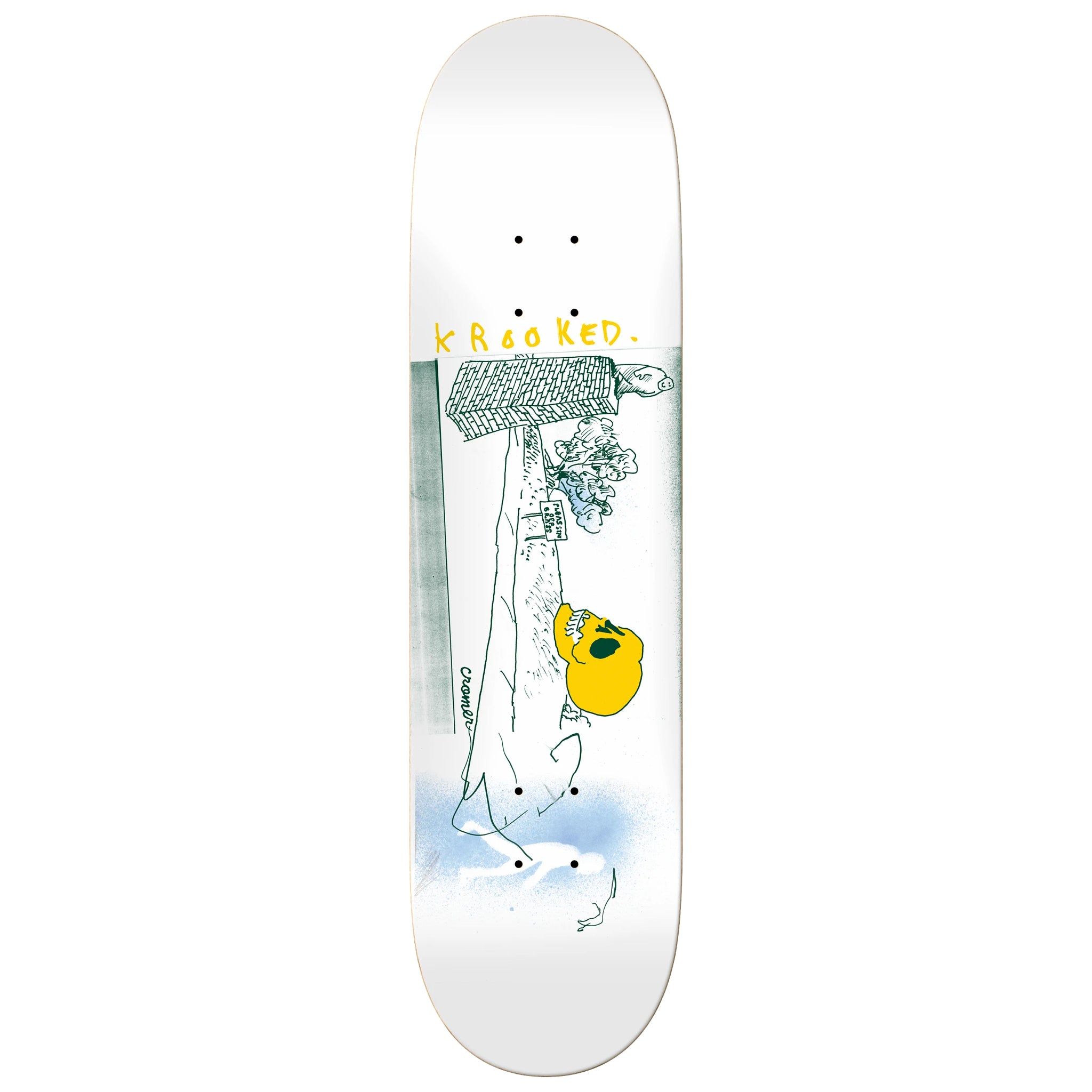 Brad Cromer Stay Off Krooked Skateboard Deck
