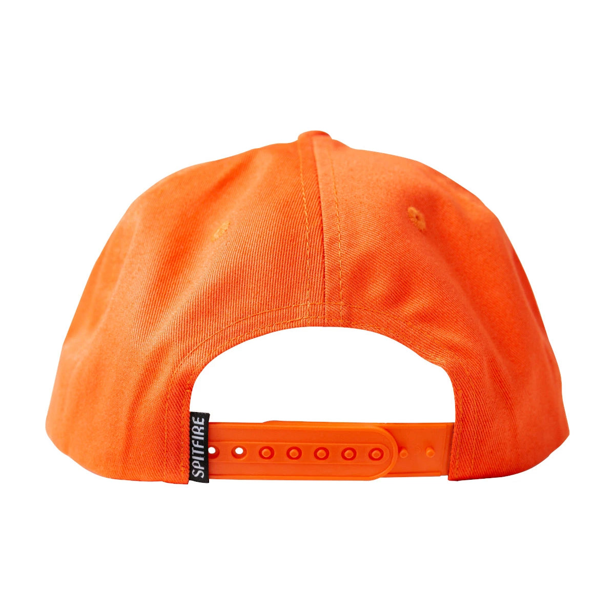Orange/White Classic 87' Spitfire Wheels Swirl Snapback